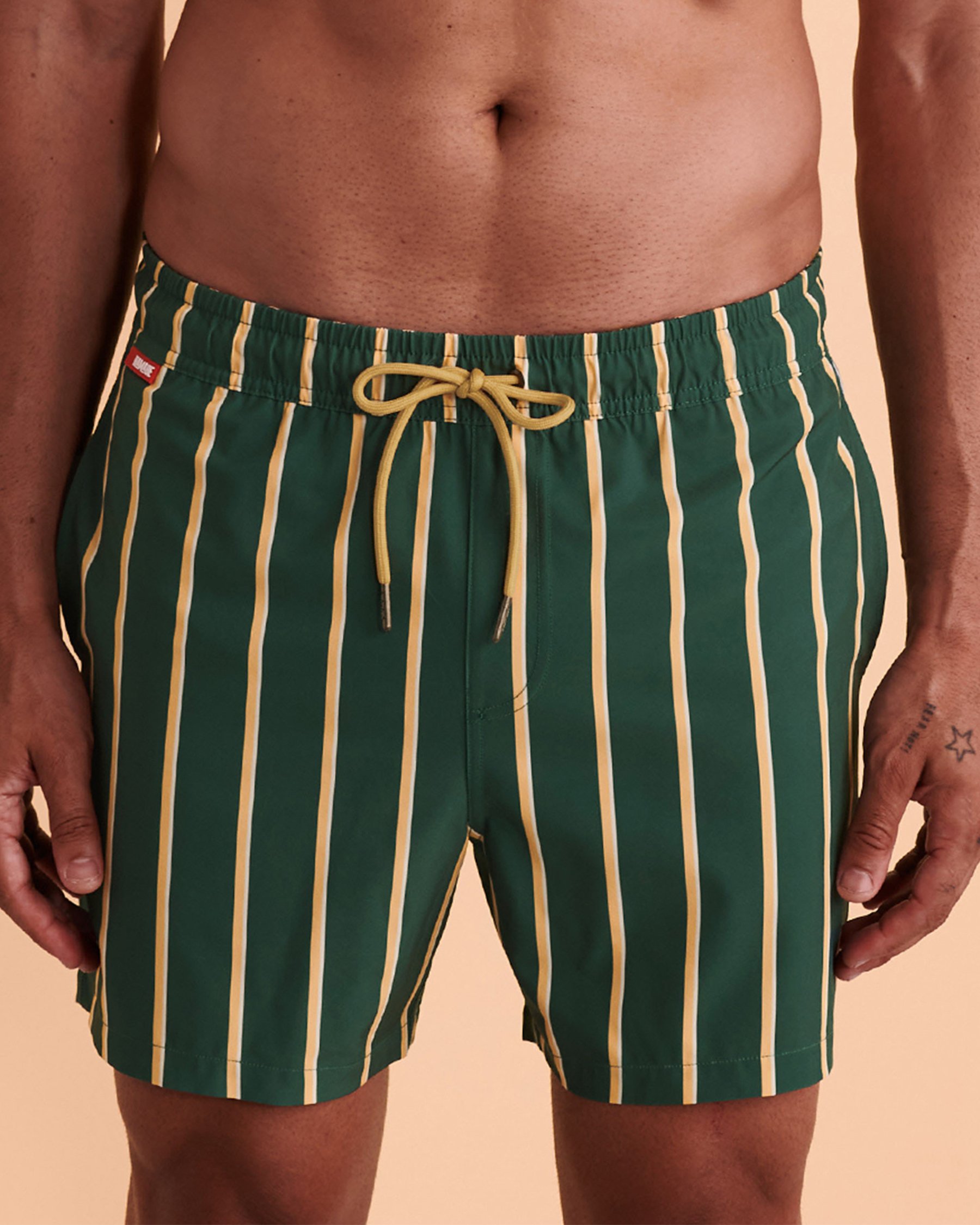 HAMABE Volley Swimsuit with Mesh Lining Stripes 03100006 - View2