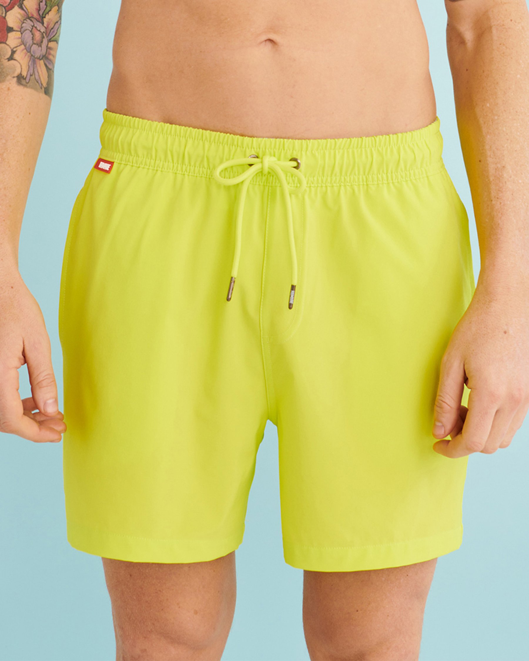 HAMABE Volley Swimsuit Lime 03100002 - View2