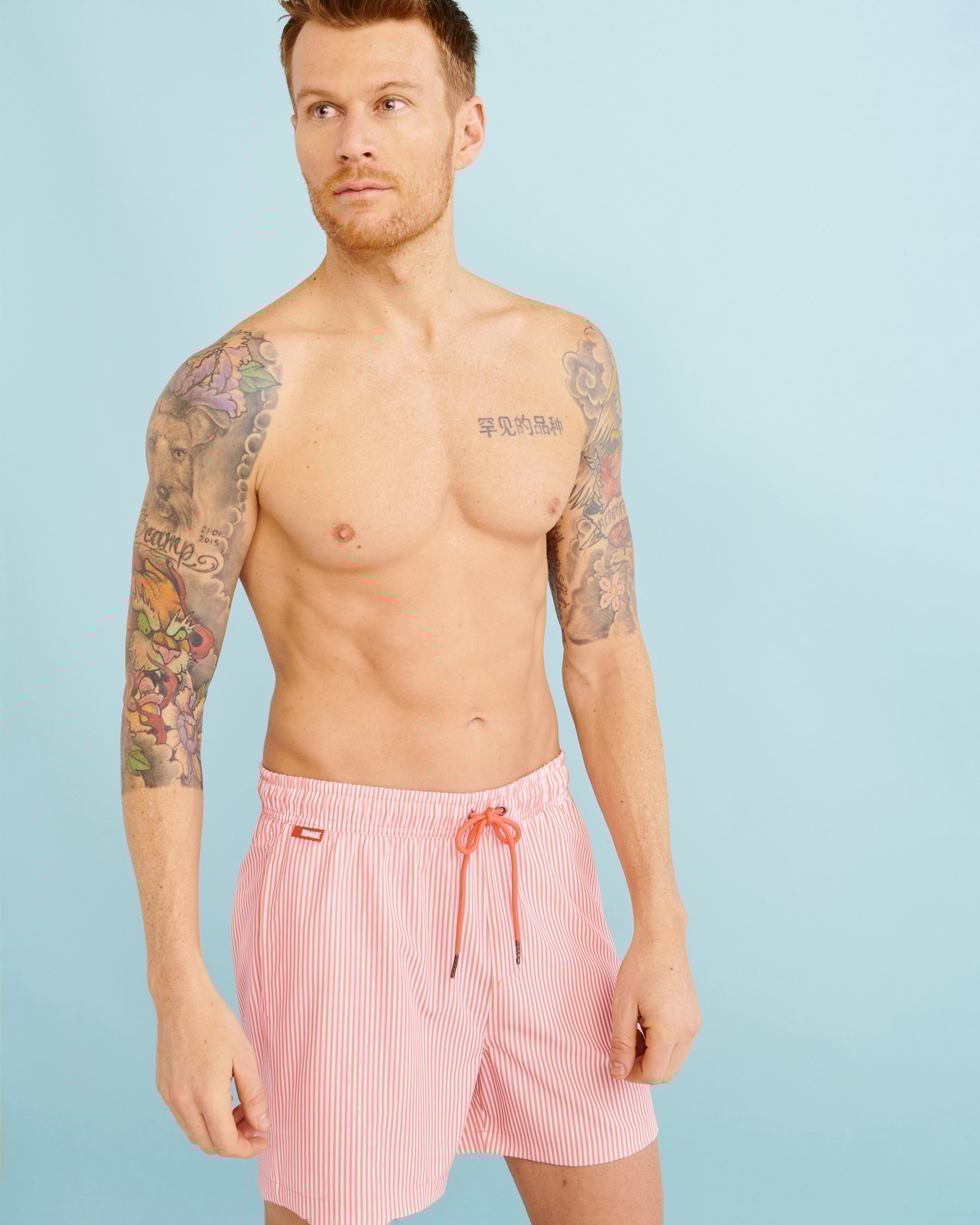 HAMABE Volley Swimsuit Print 03100002 - View5