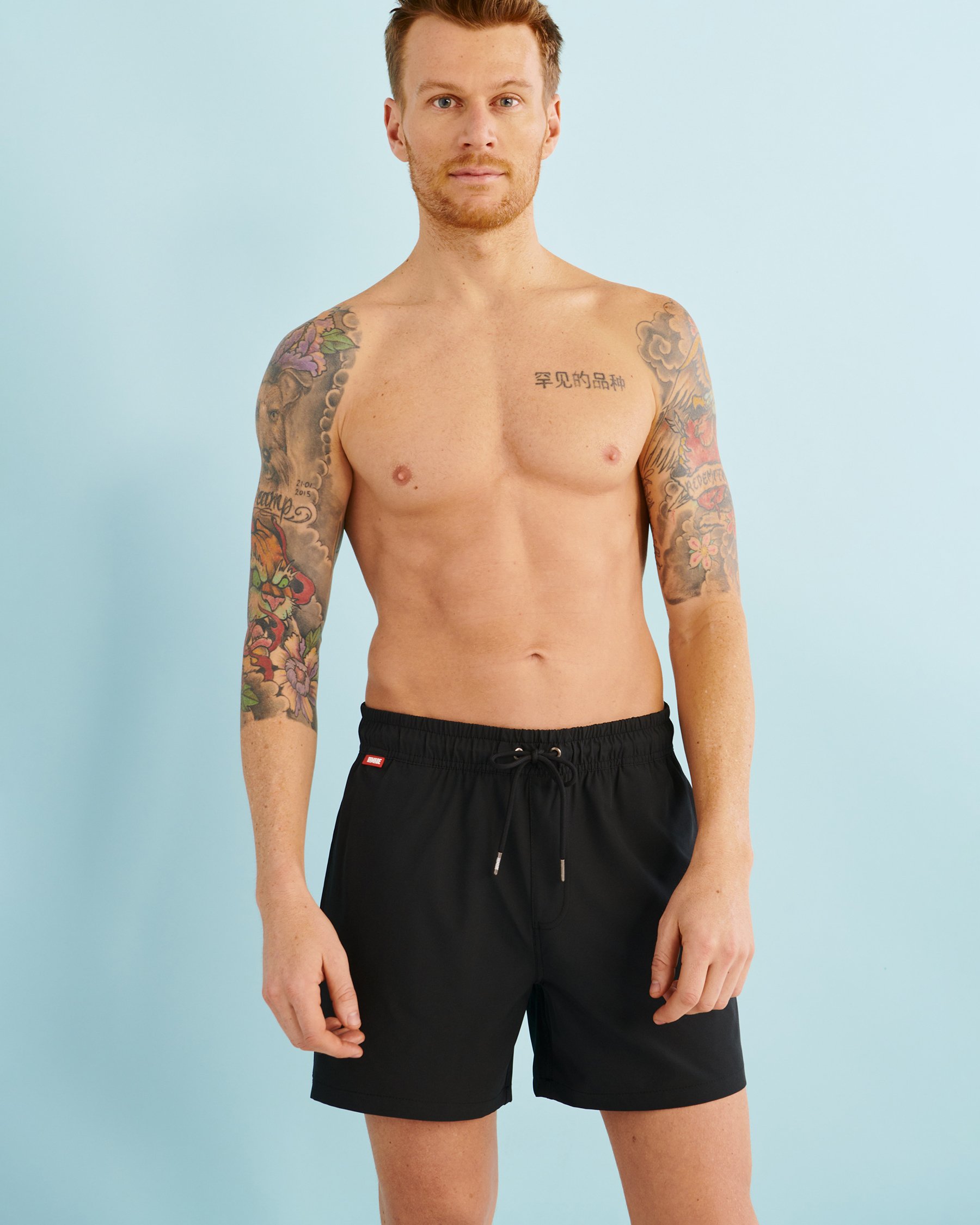 HAMABE Maillot volley avec filet Noir 03100004 - Voir4