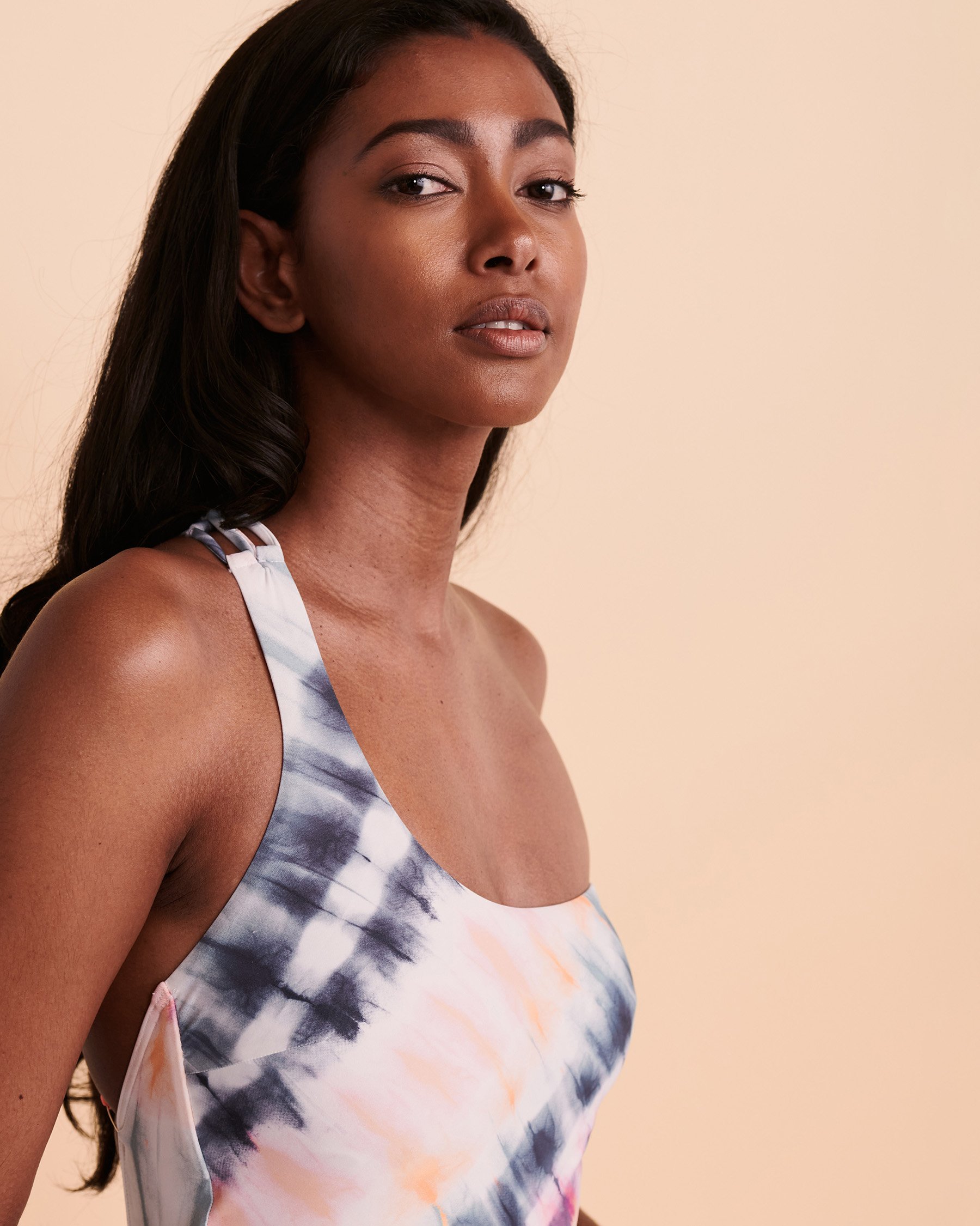 RIP CURL SURF TRIP One Shoulder One-piece Swimsuit Pastel print GSIQV9 - View3