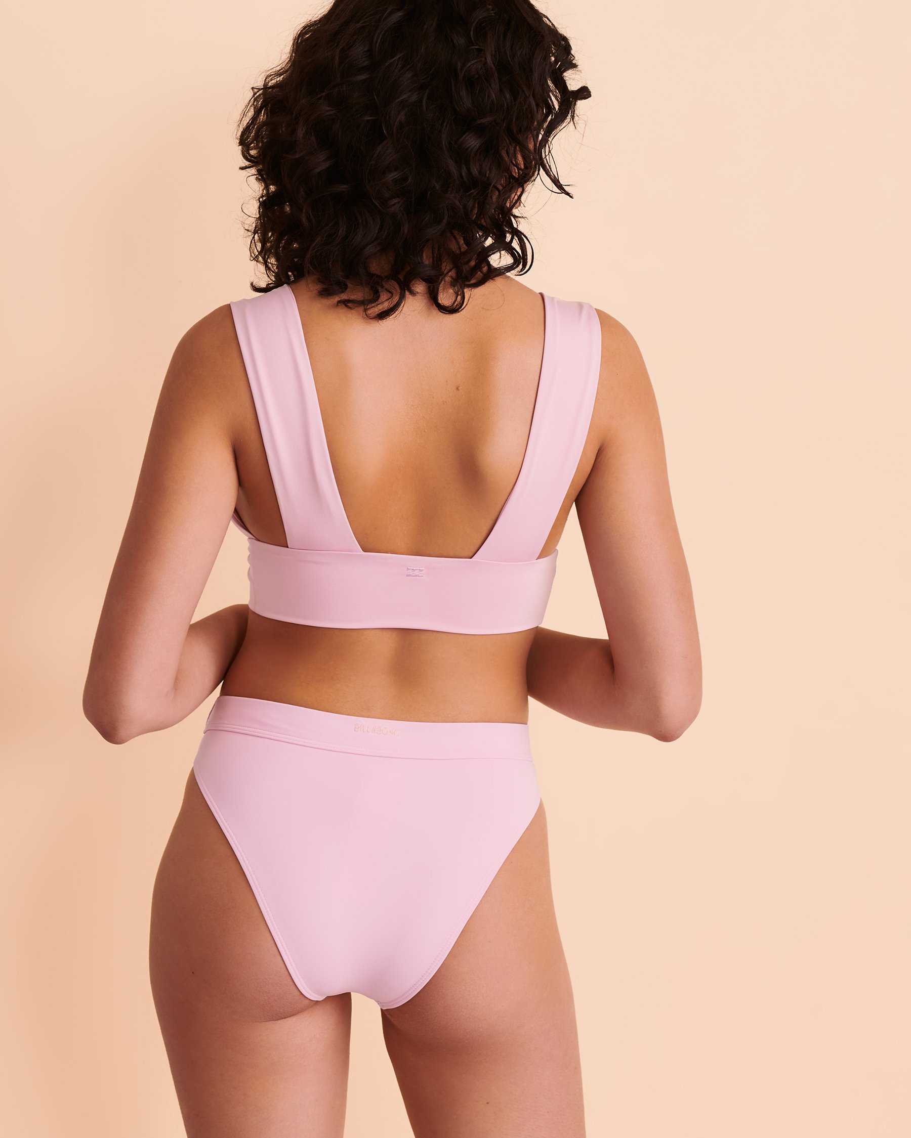 BILLABONG SOL SEARCHER Plunge Bikini Top Candy pink ABJX300463 - View2