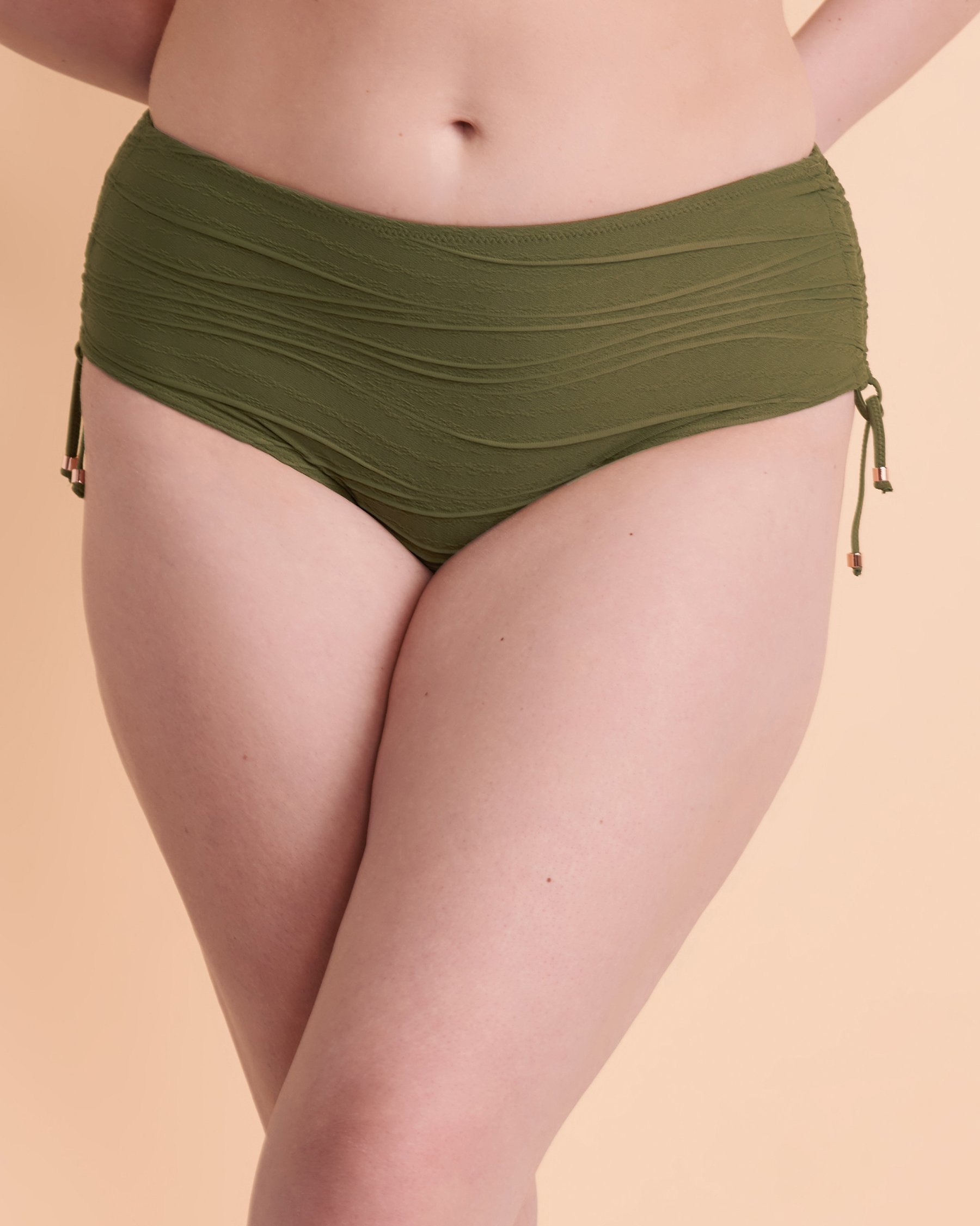 FANTASIE BEACH WAVES Adjustable Side Bikini Bottom Olive FS502274 - View1