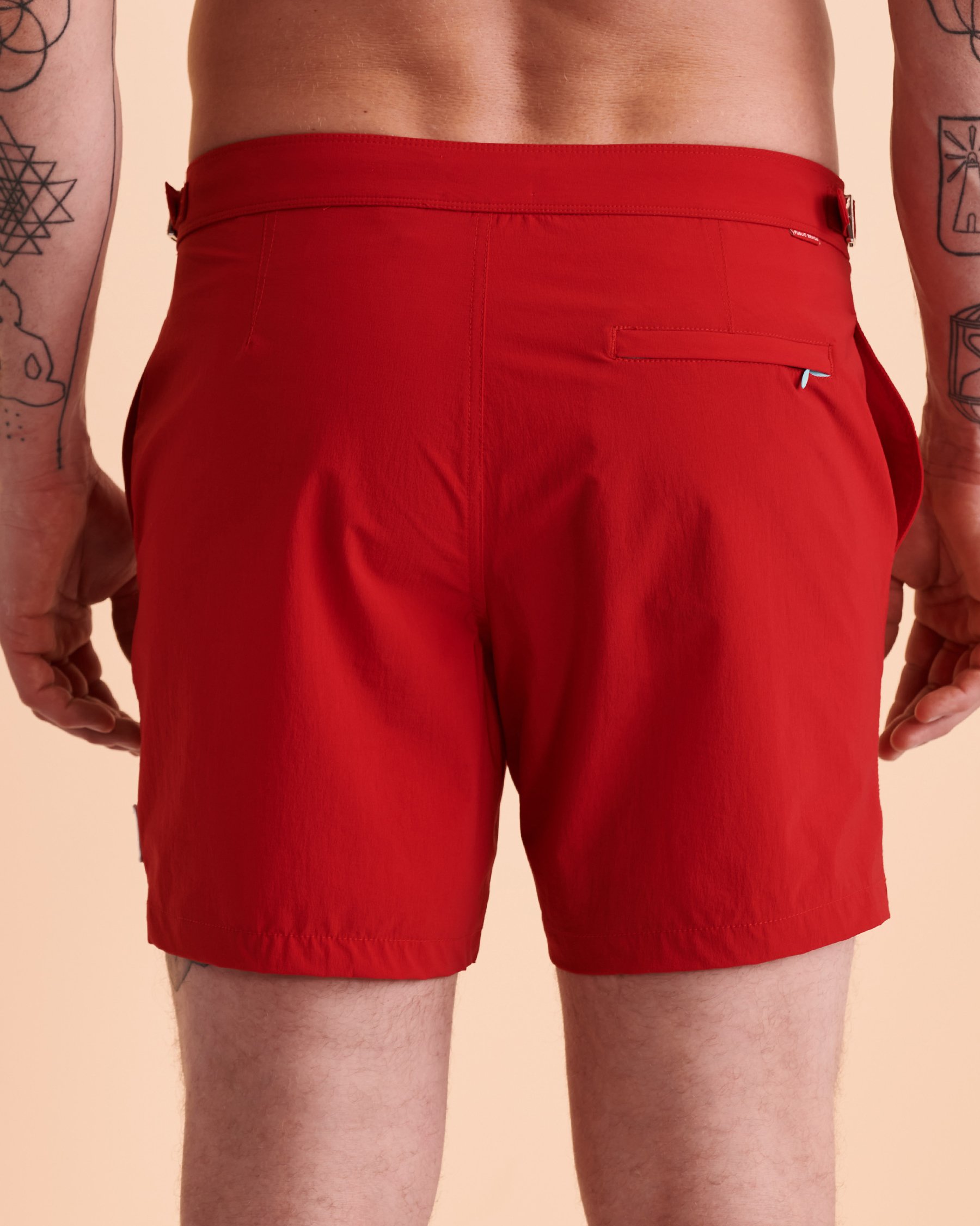 PUBLIC BEACH THE LIFEGUARD Trunk Red PB4602BIK - View3