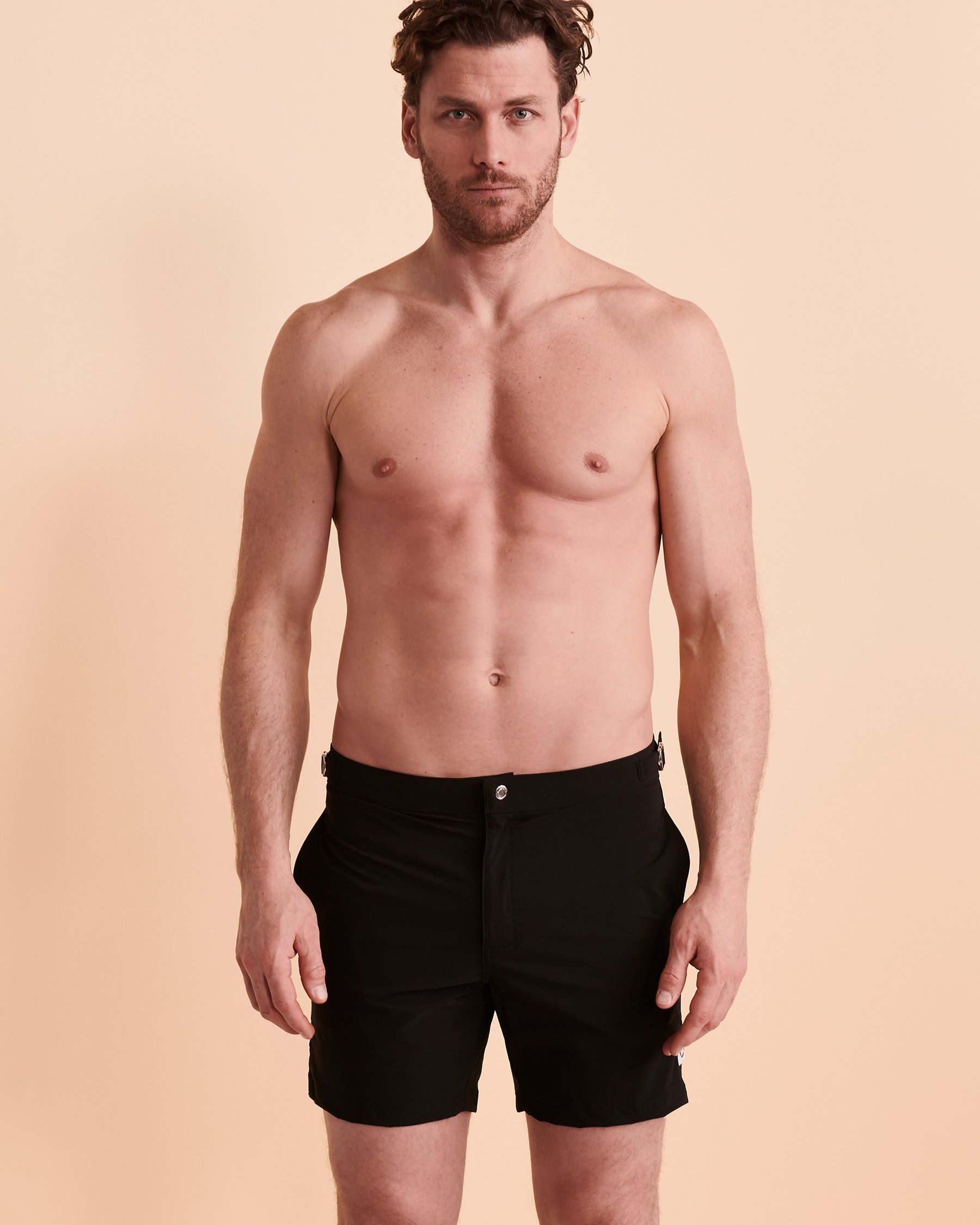 PUBLIC BEACH THE LIFEGUARD Swim Trunk Black PB4602BIK - View5