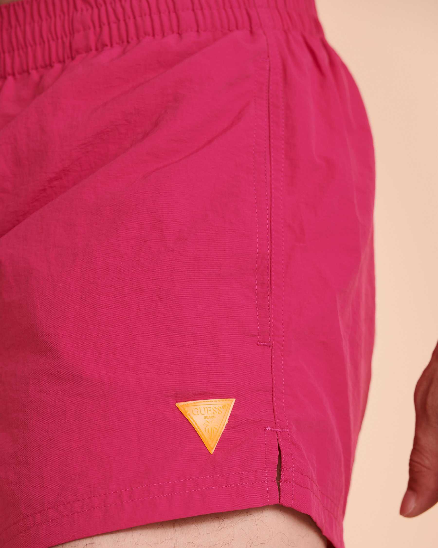 GUESS Volley Swimsuit with Mesh Lining Pink F2GT27TEL27 - View4