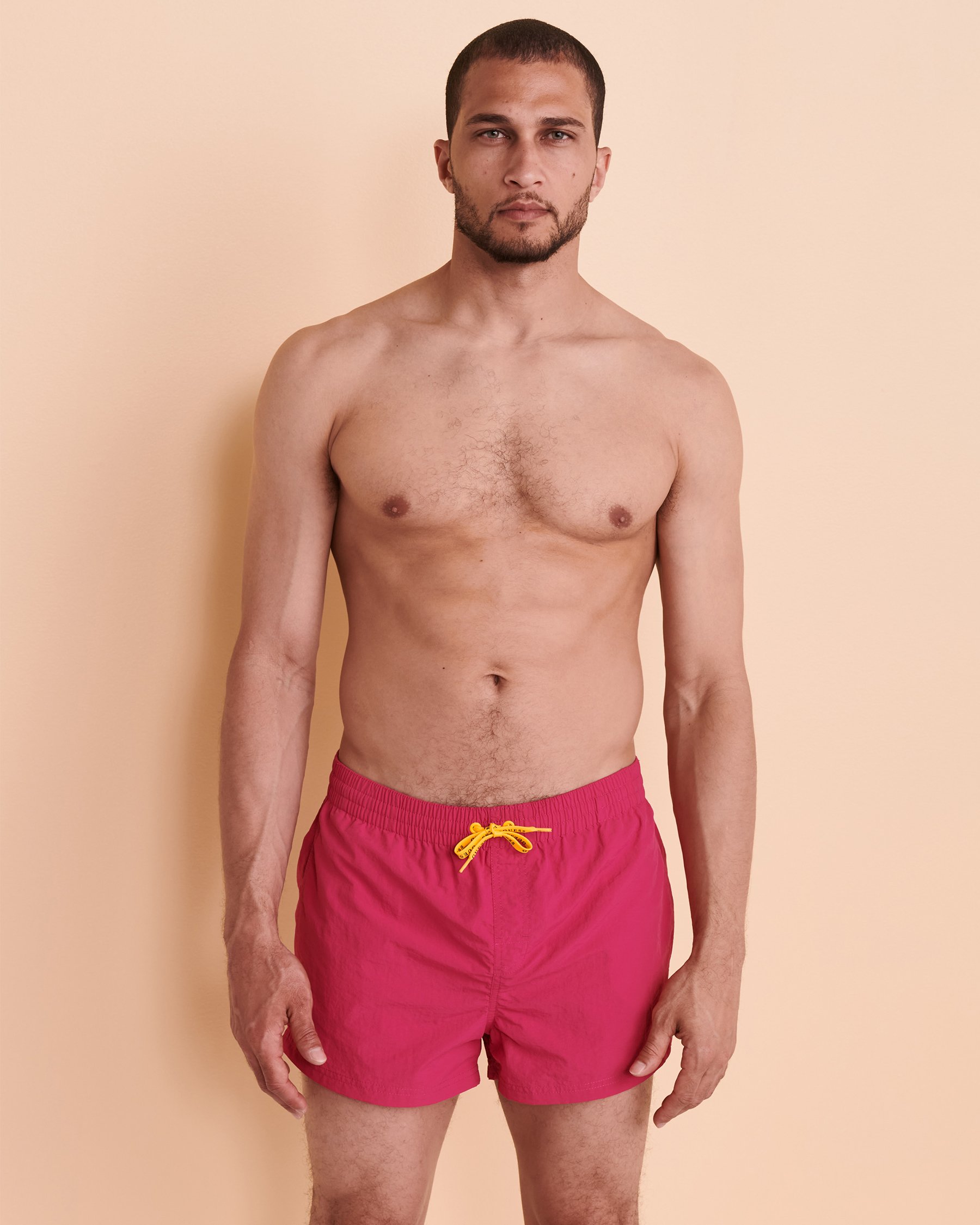 GUESS Volley Swimsuit with Mesh Lining Pink F2GT27TEL27 - View5