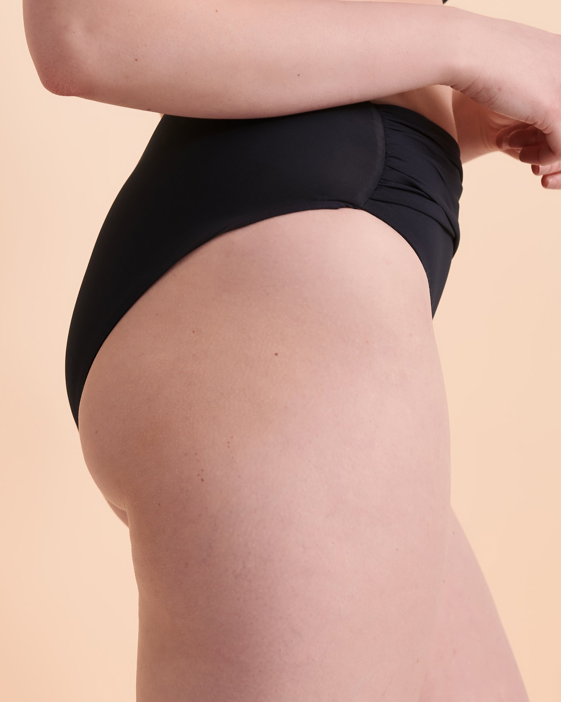 SEAFOLLY COLLECTIVE High Waist Bikini Bottom Black 40643-942 - View3