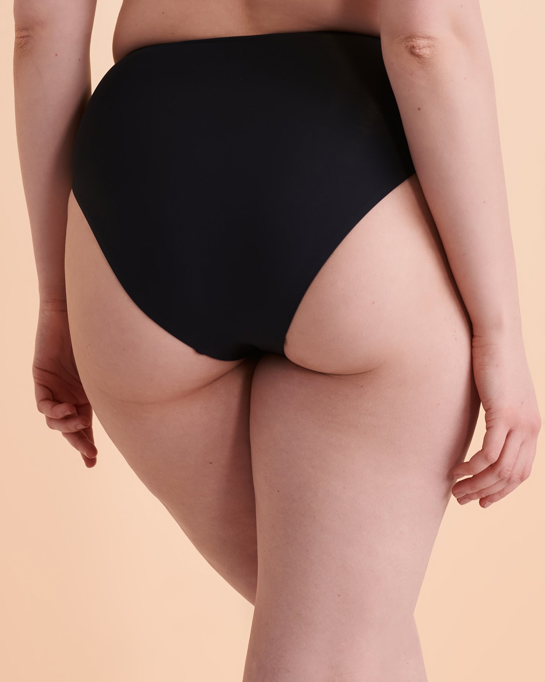 SEAFOLLY Bas de bikini taille haute COLLECTIVE Noir 40643-942 - View2