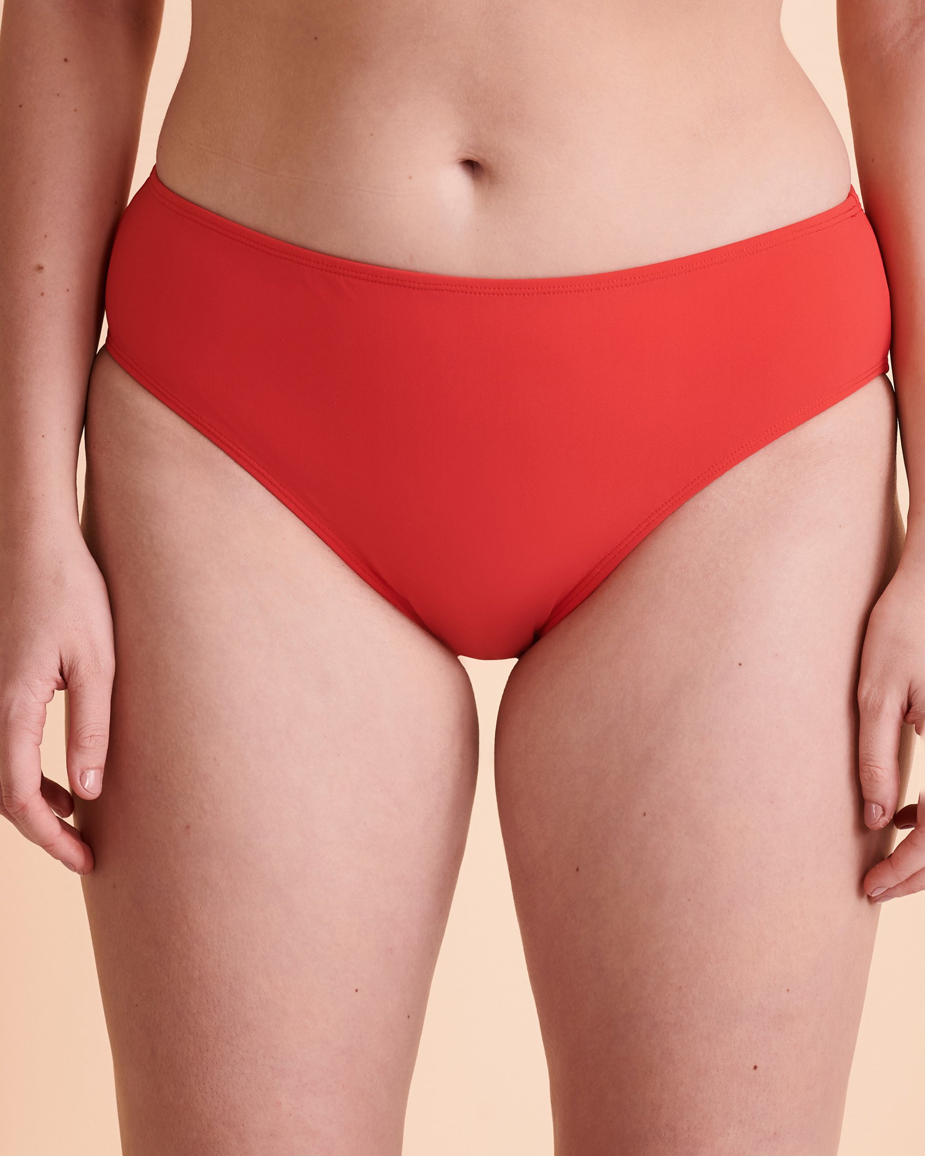 CHRISTINA ESSENTIALS Mid Rise Bikini Bottom Red-orange 30ZZ3040 - View1