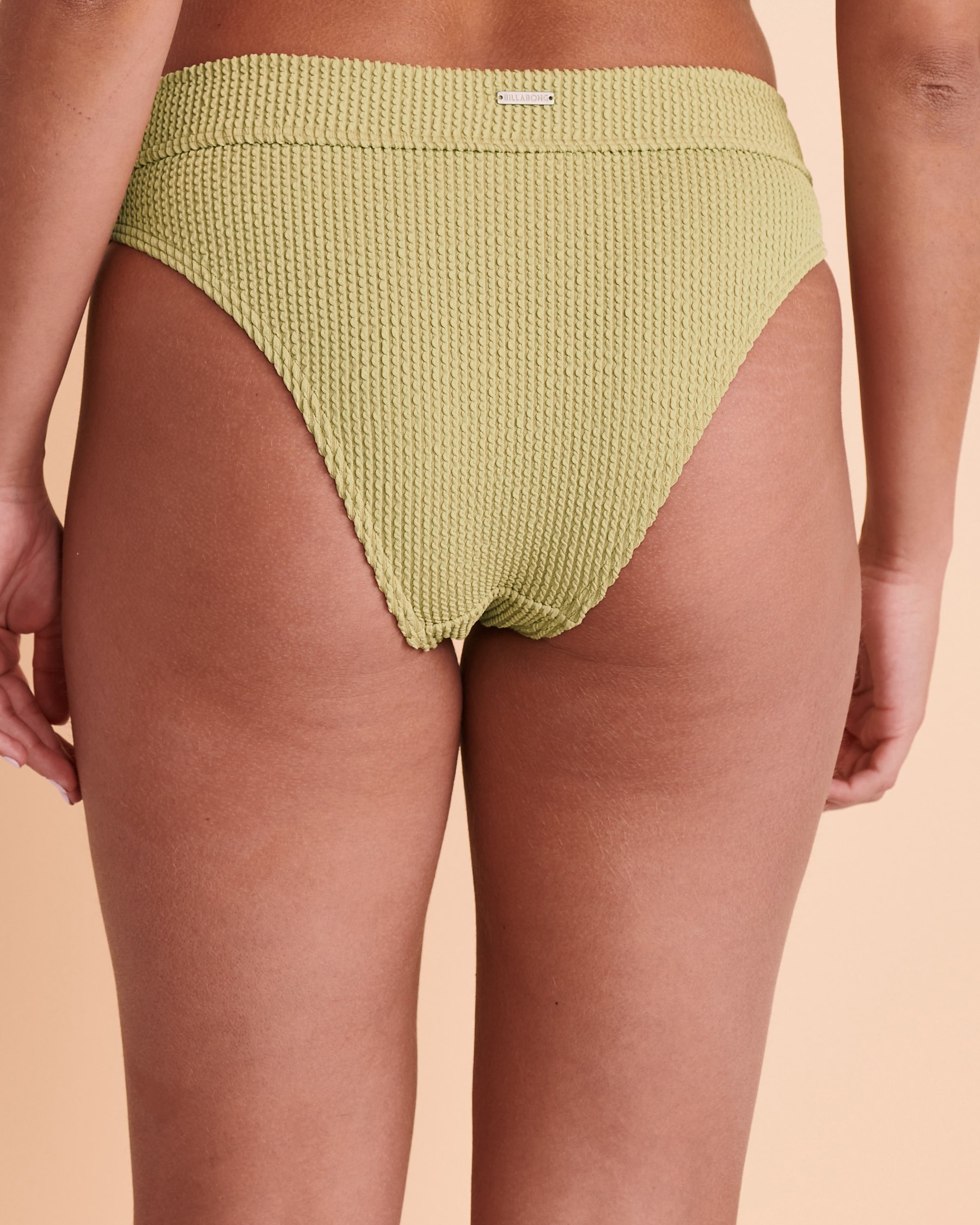 BILLABONG SUMMER HIGH Maui Rider High Leg Bikini Bottom Lime ABJX400214 - View3