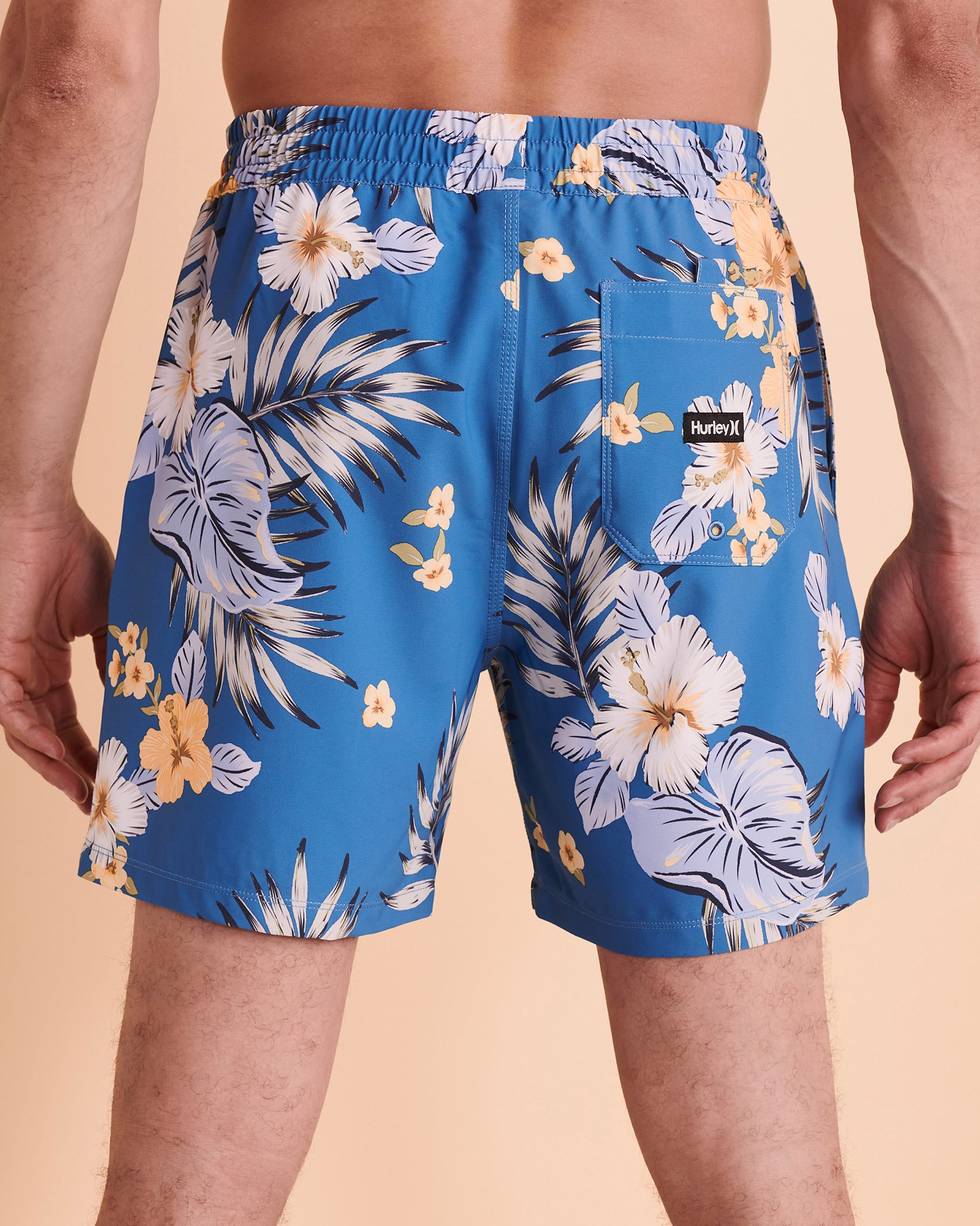 HURLEY Maillot volley CANNONBALL Imprimé bleu MBS0011030 - View2