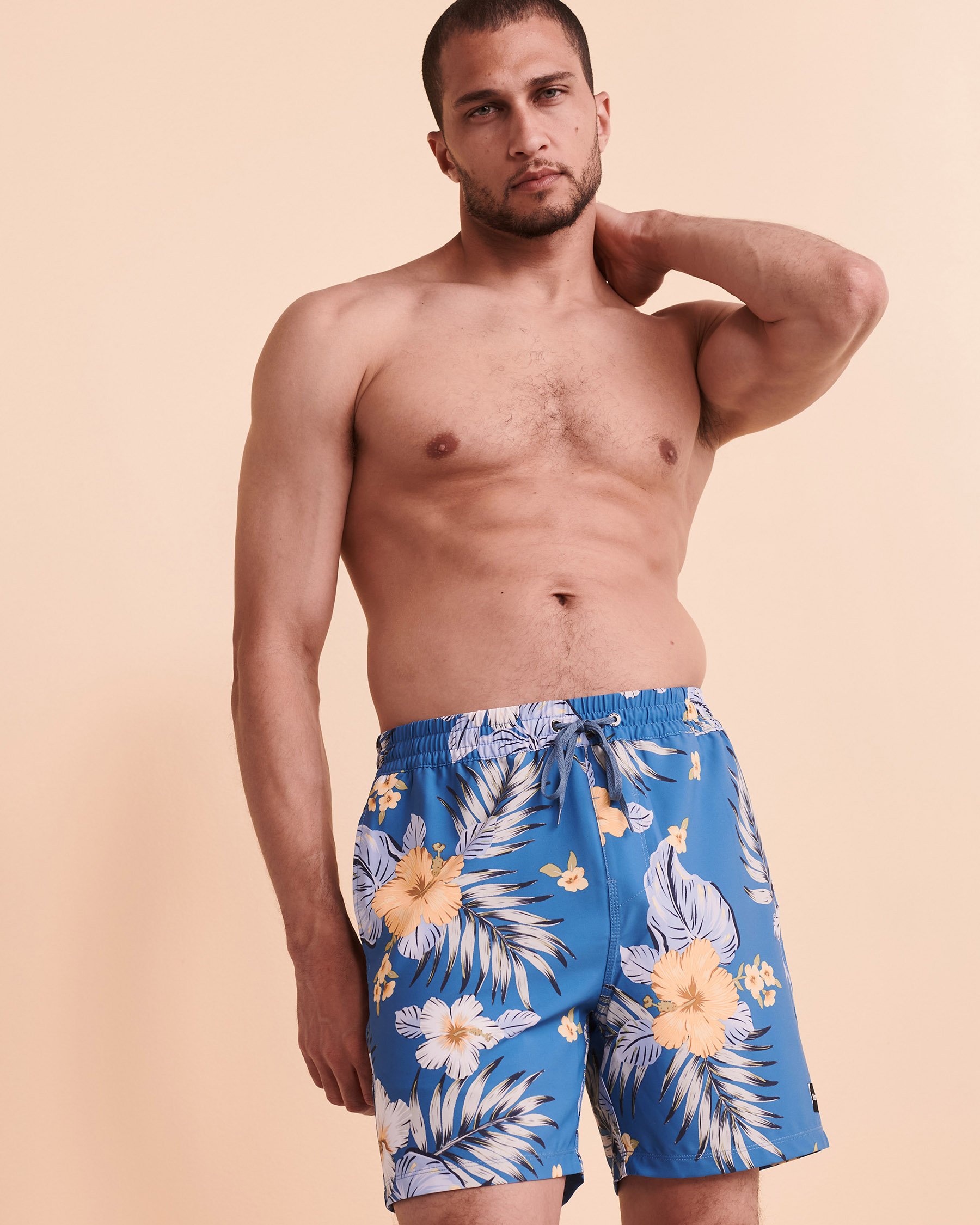 HURLEY Maillot volley CANNONBALL Imprimé bleu MBS0011030 - Voir4