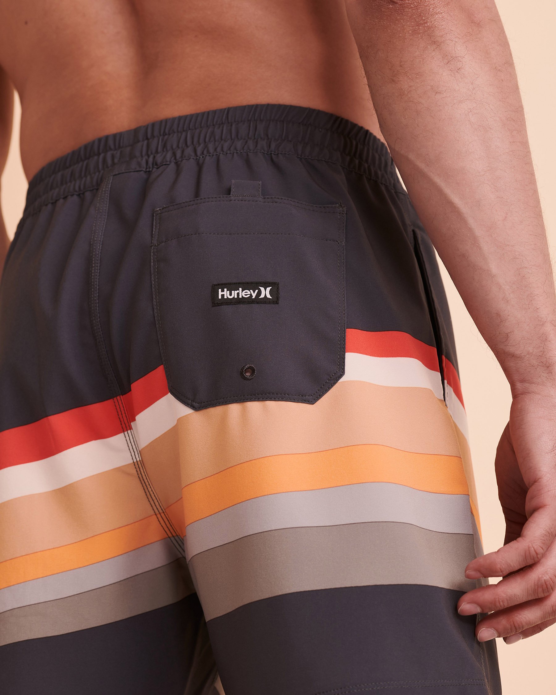 HURLEY Maillot volley CANNONBALL Rayures MBS0011030 - Voir3