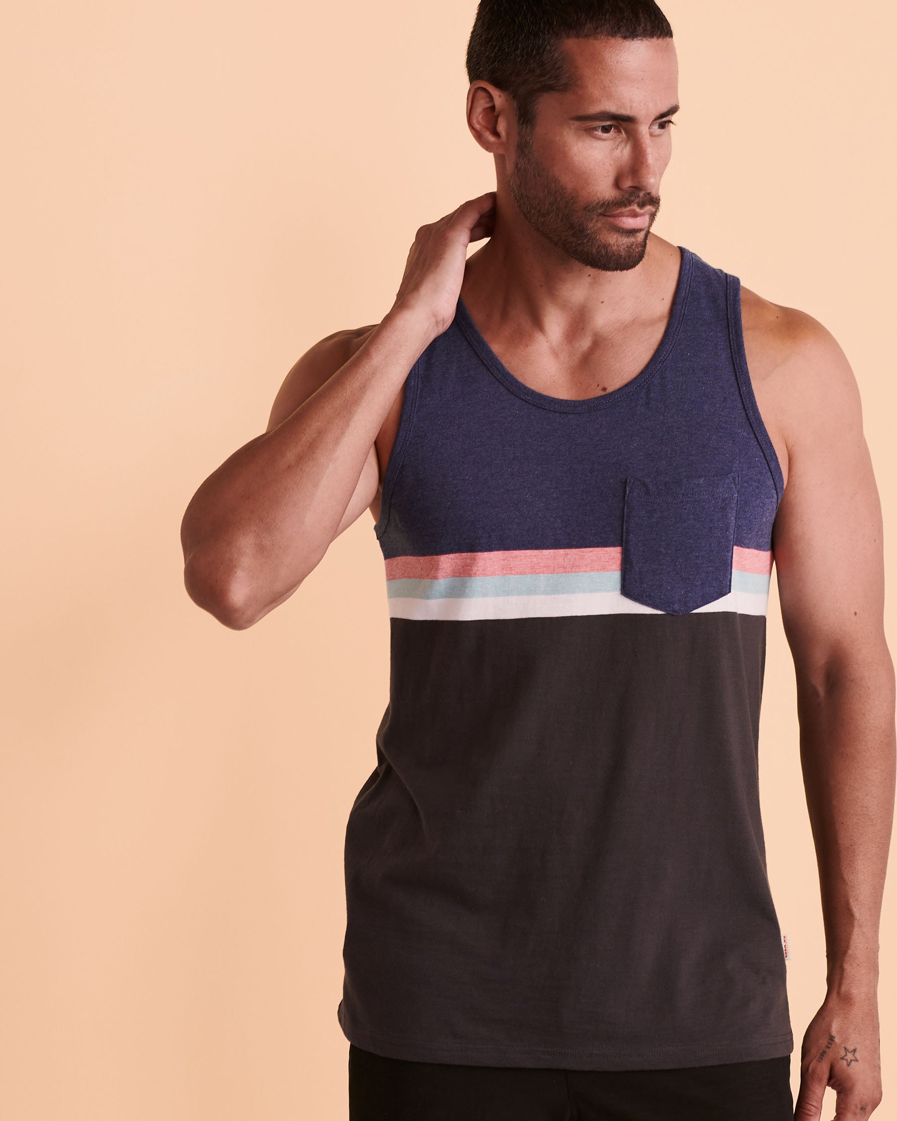 RIP CURL SURF REVIVAL Tank Navy CTEAI7 - View1