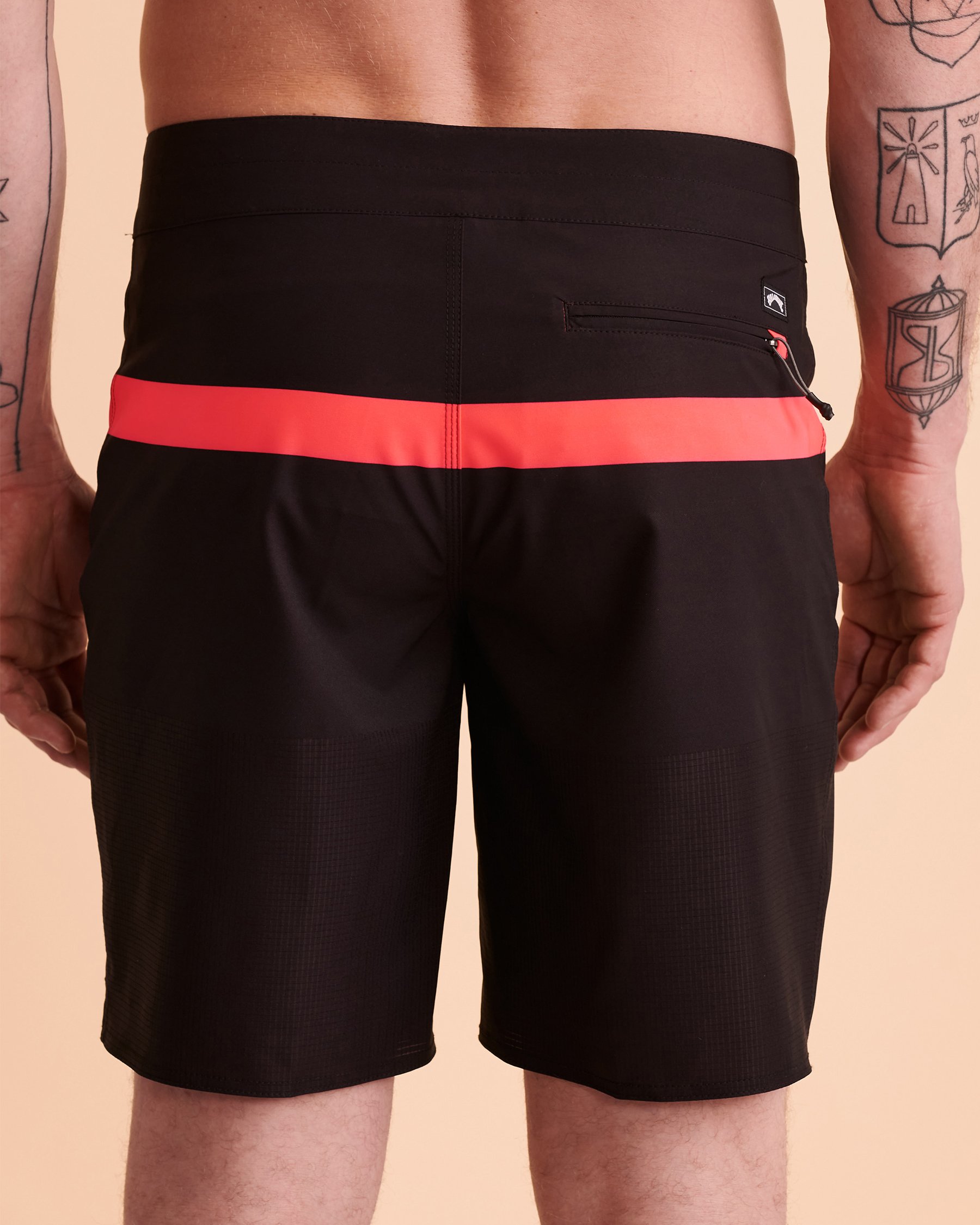 BILLABONG Maillot boardshort MOMENTUM AIRLITE Noir et rouge ABYBS00325 - View2