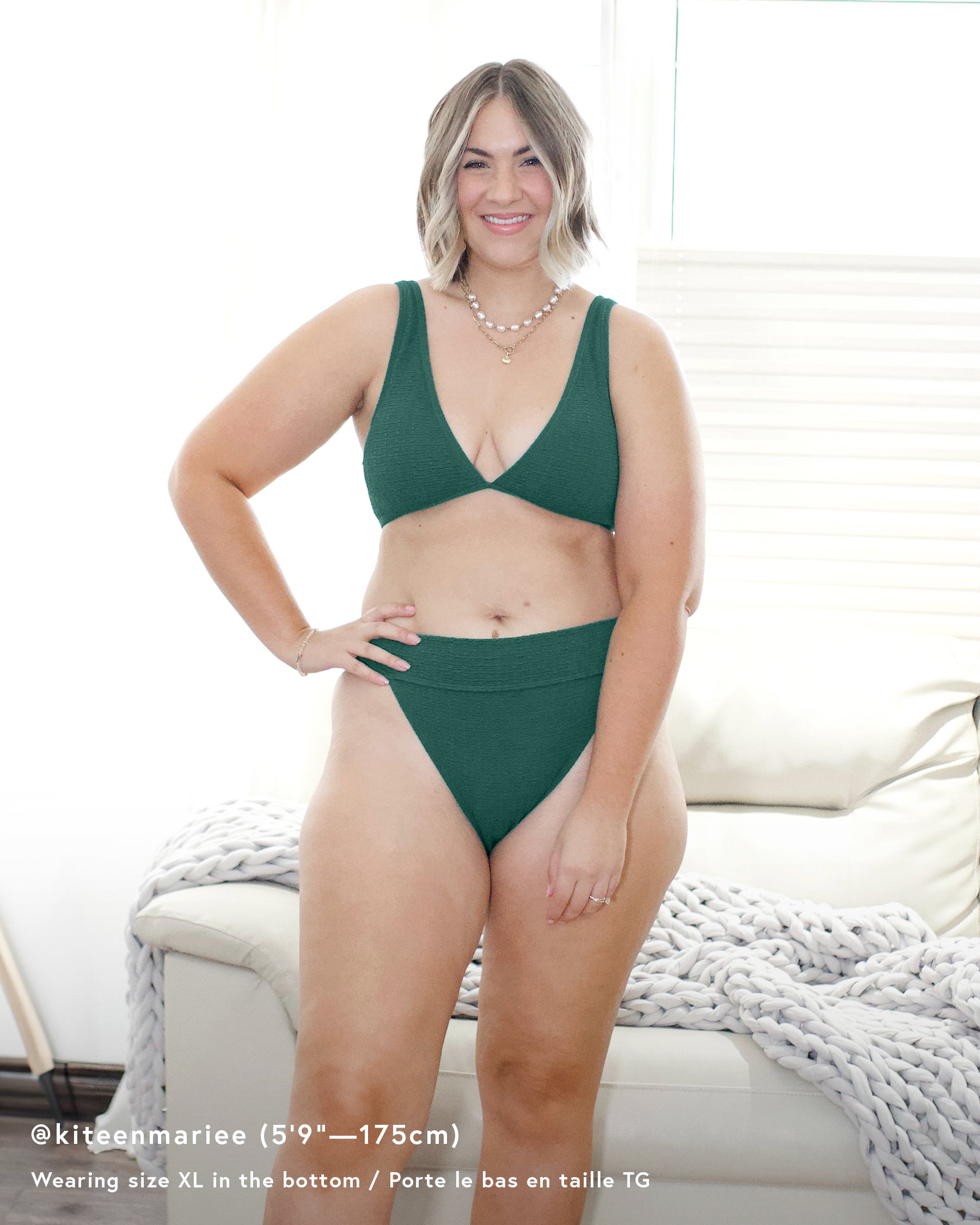 BILLABONG Bas de bikini cheeky taille haute Aruba So Dazed Émeraude ABJX401068 - Voir8