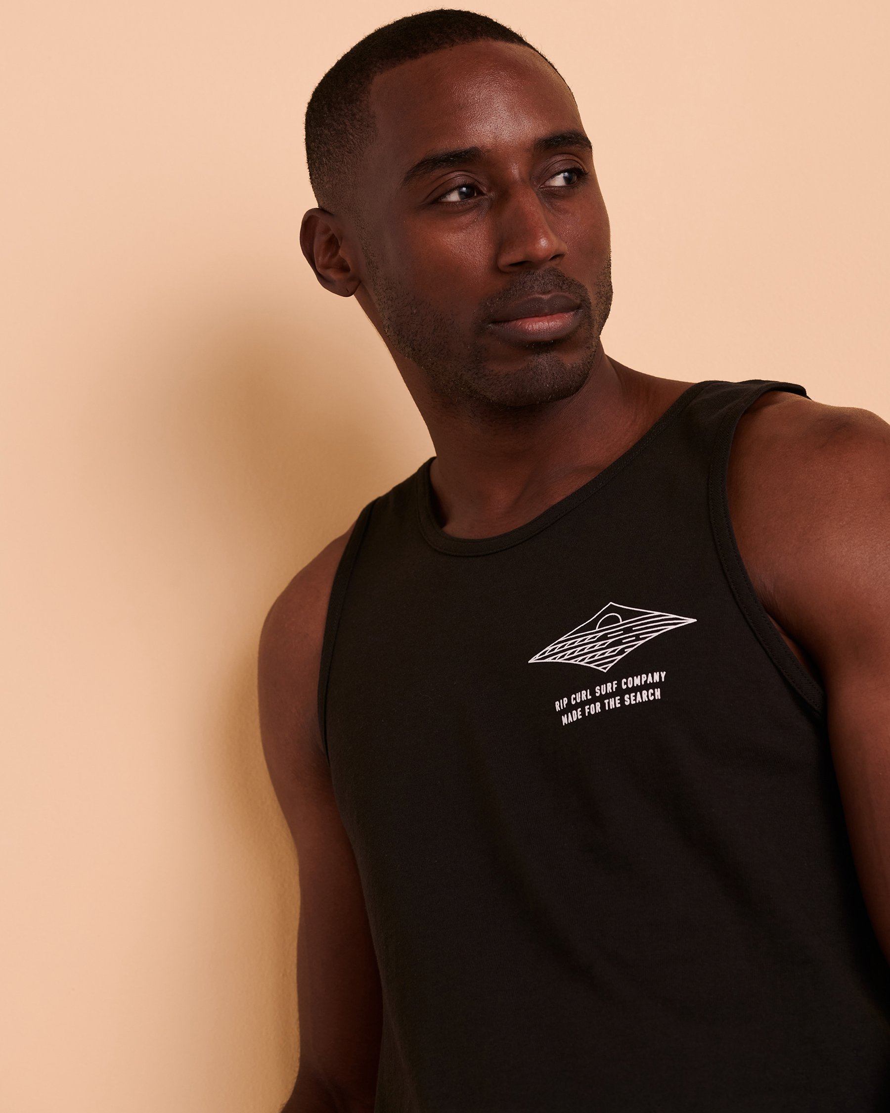 RIP CURL LINE UP Tank Top Washed black 09CMTE - View3