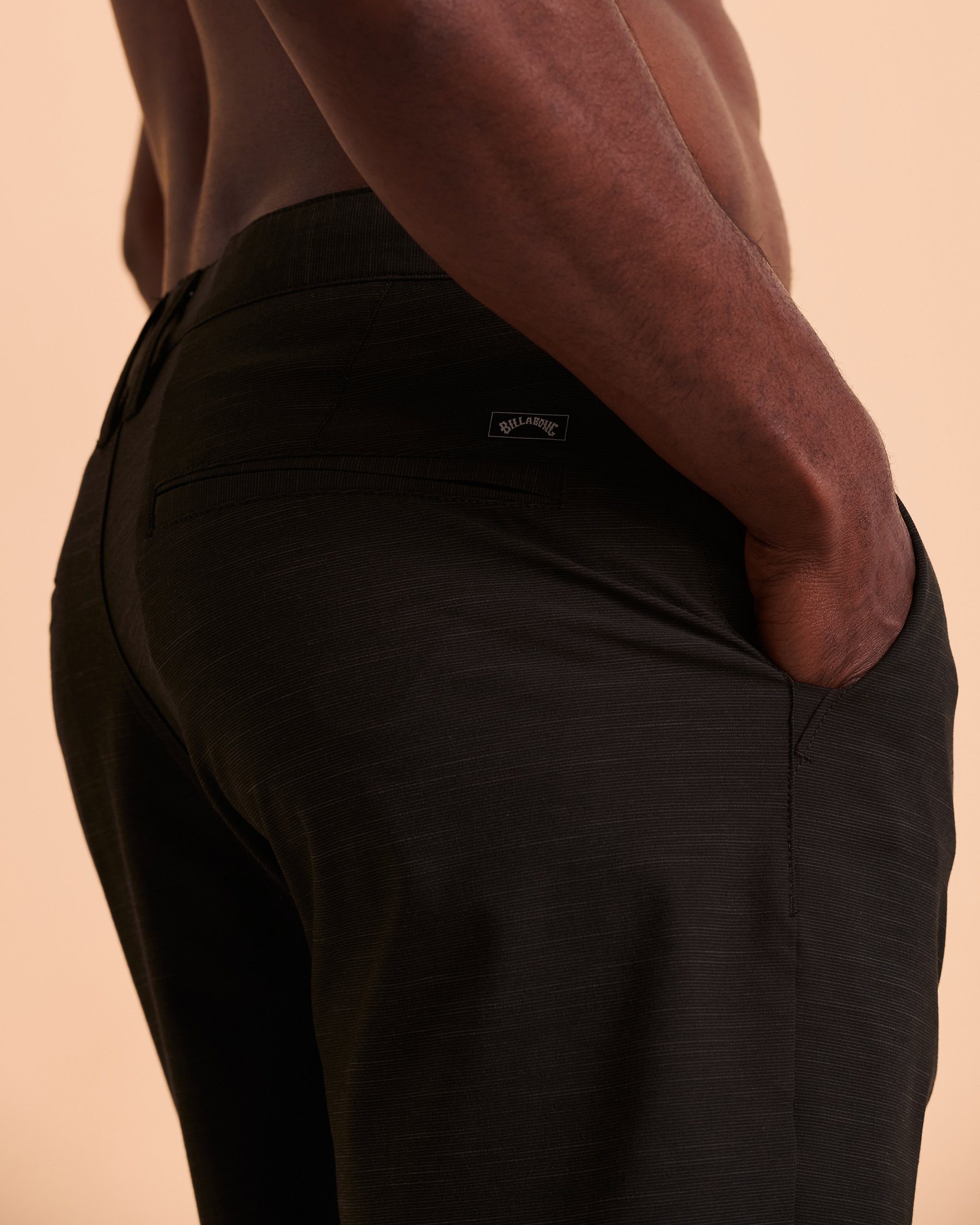 BILLABONG Short hybride CROSSFIRE SLUB Noir ABYWS00111 - Voir3