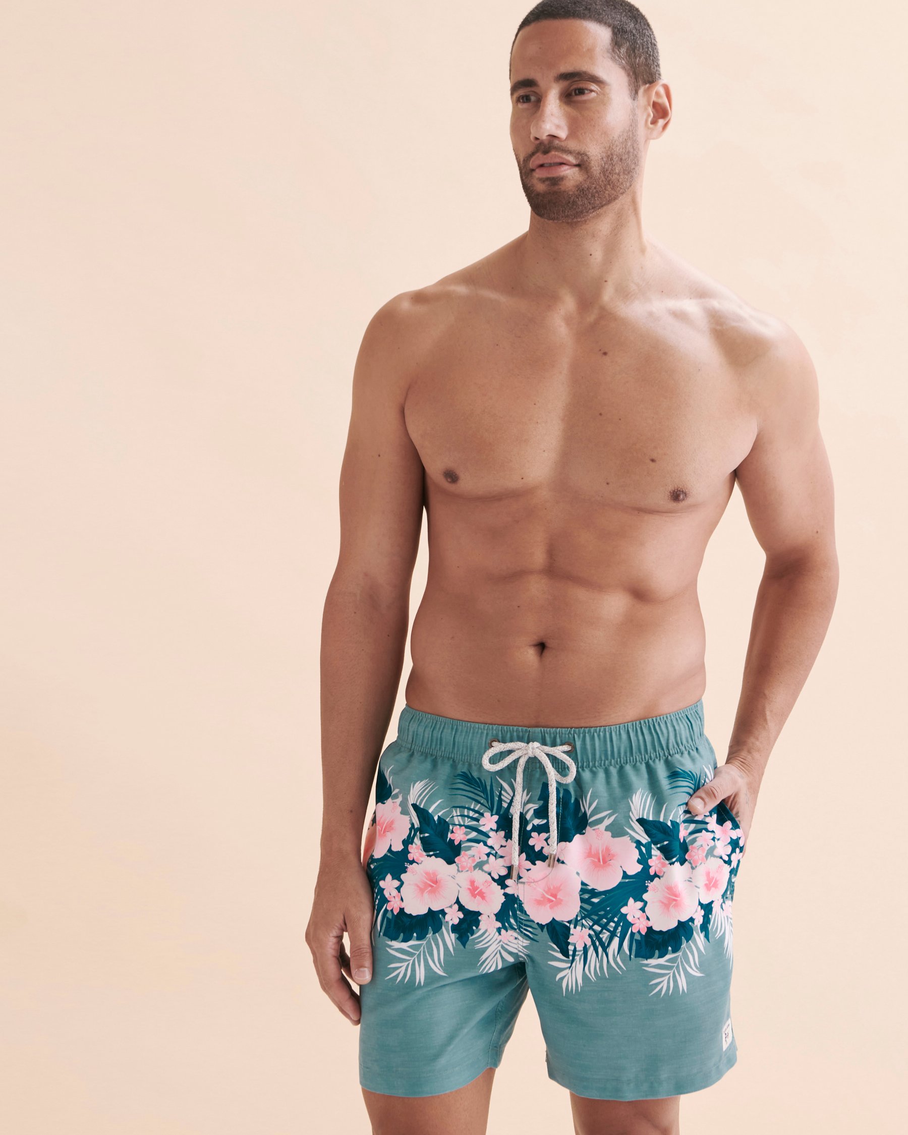 ENDLESS SUMMER Volley Swimsuit Sage E30715 - View4