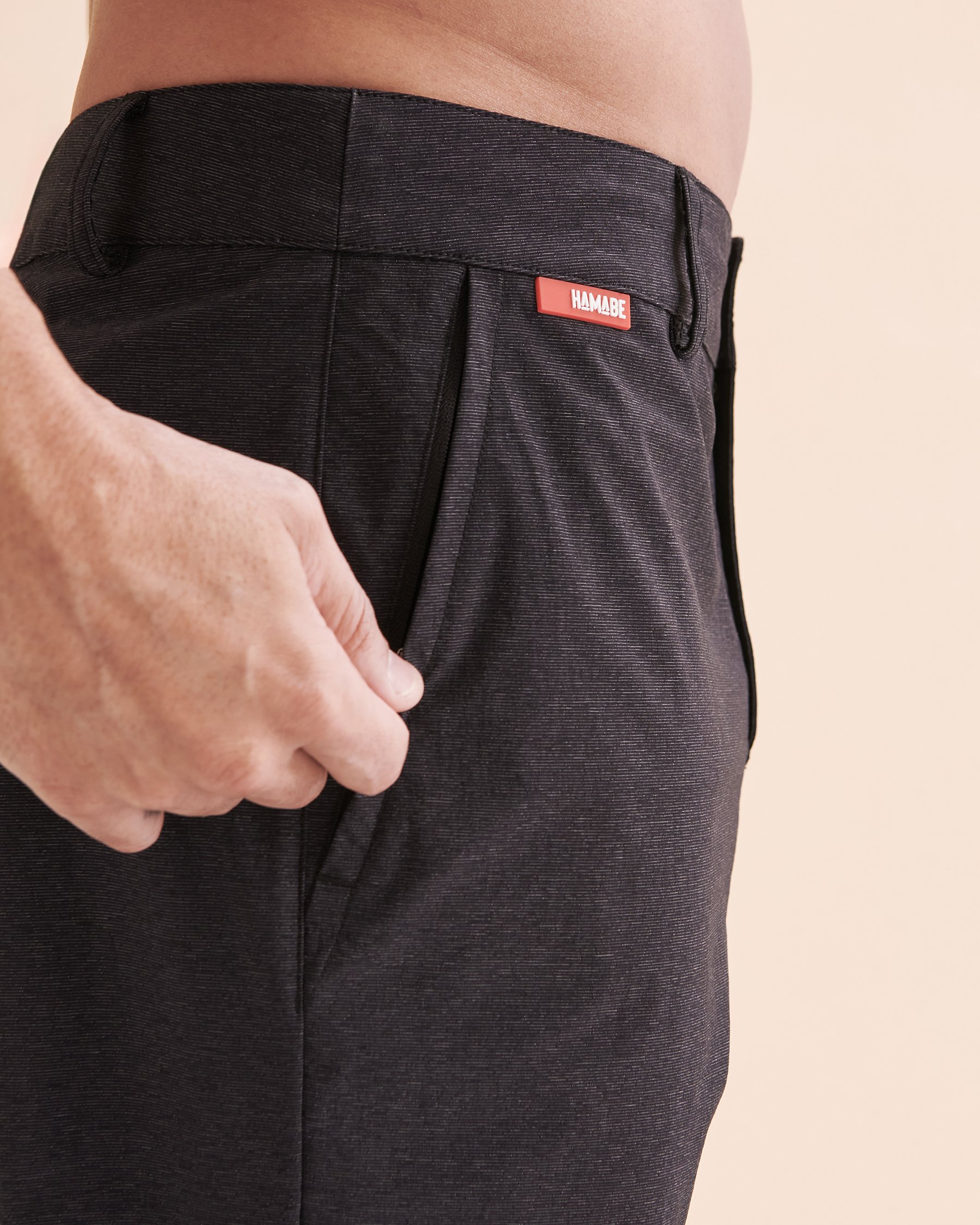 HAMABE Hybrid Shorts Black 03100020 - View3