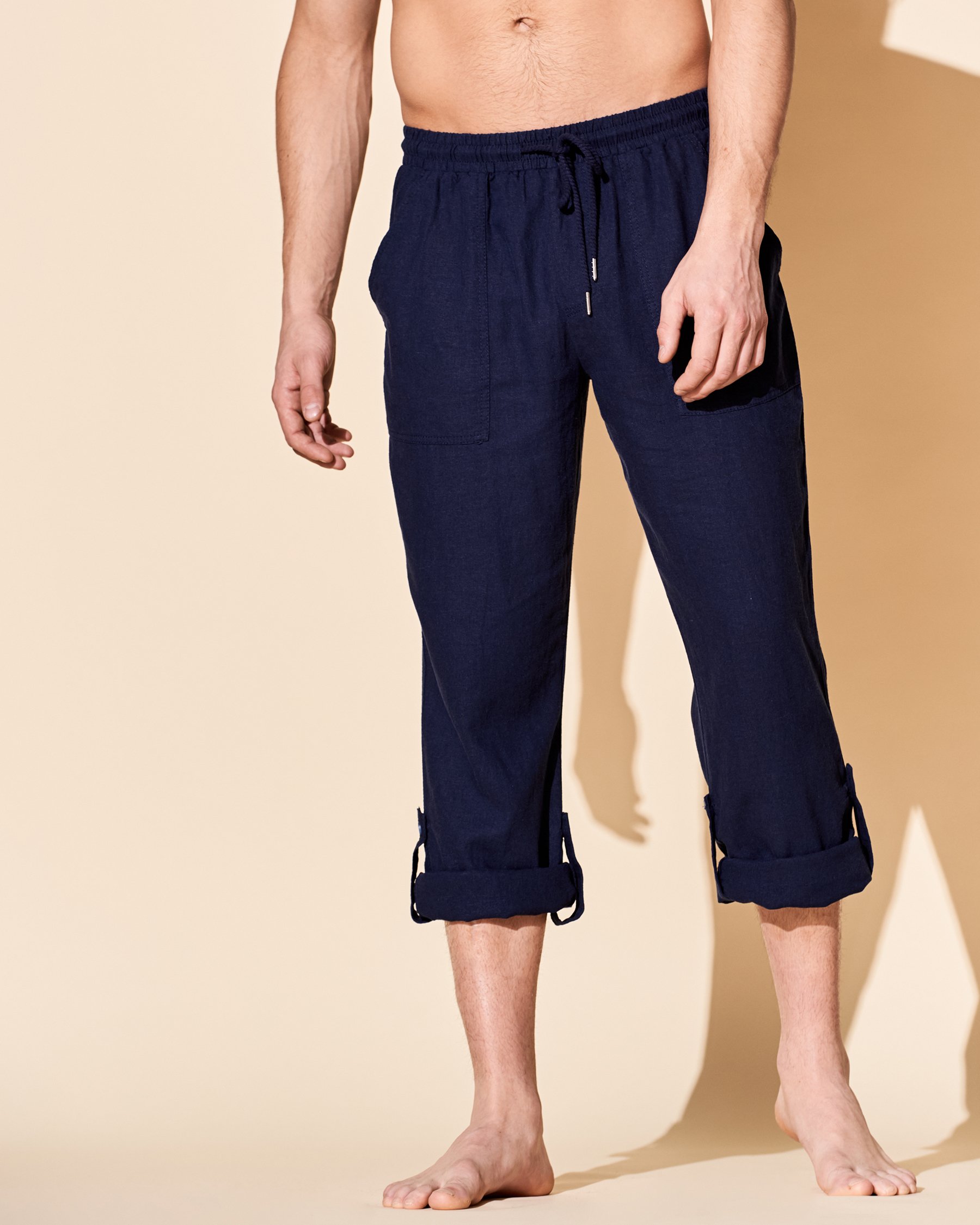 OCEAN Linen pants Ocean  696-785-2-00 - Voir1