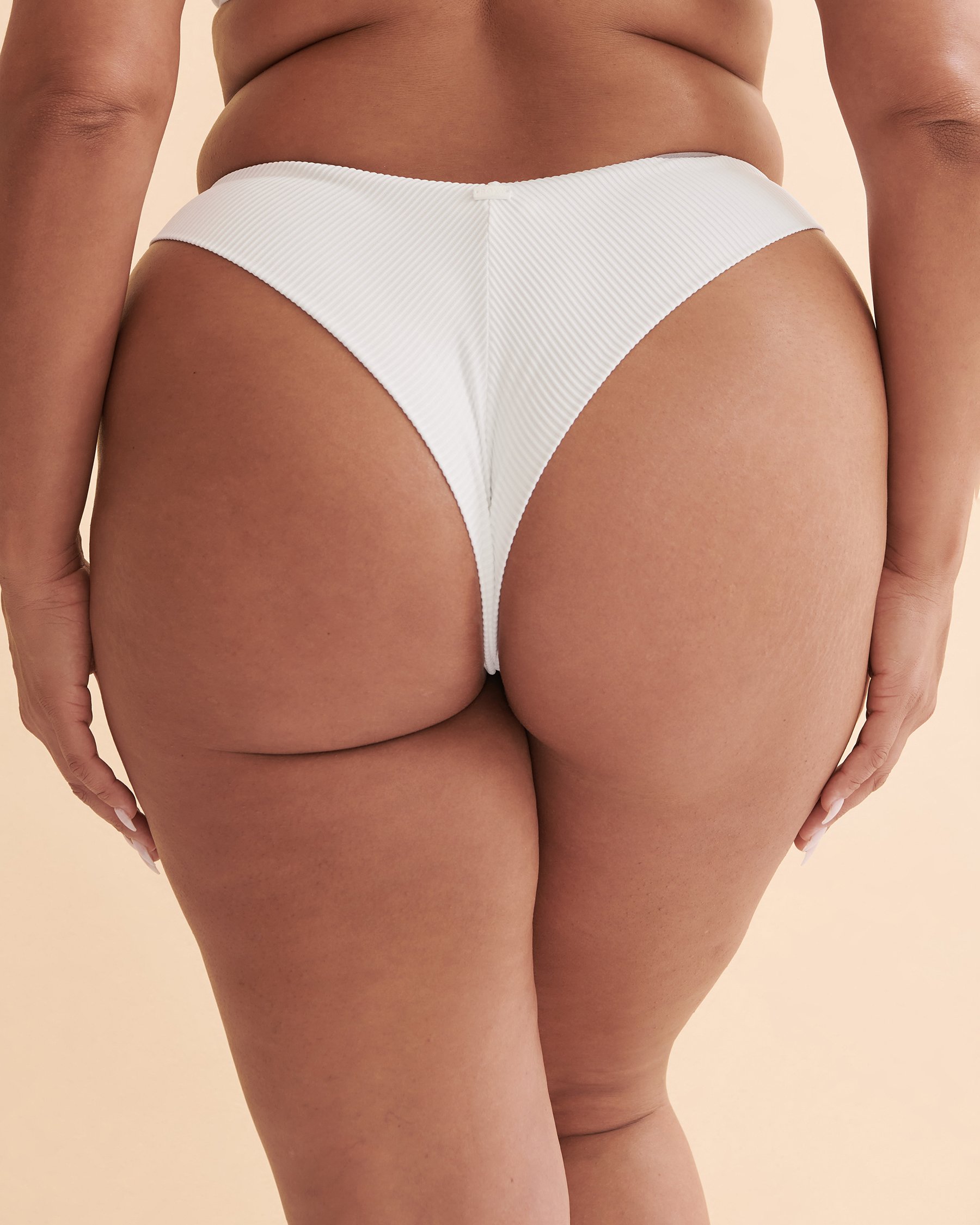 ROXY Bas de bikini échancré RIB ROXY LOVE Blanc brillant ERJX404434 - View2