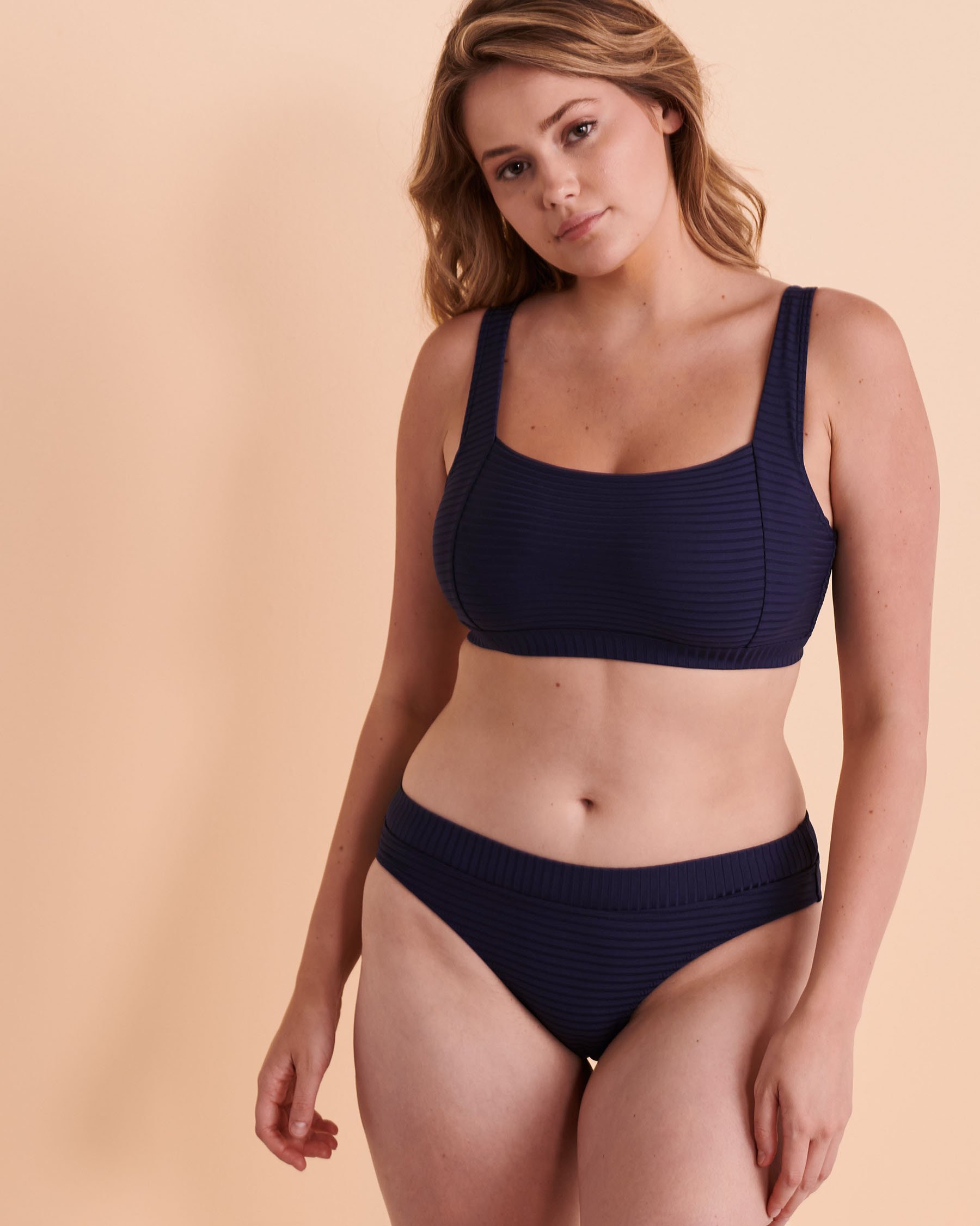 RIP CURL PREMIUM SURF D/DD Cup Bralette Bikini Top Navy GSILV9 - View1