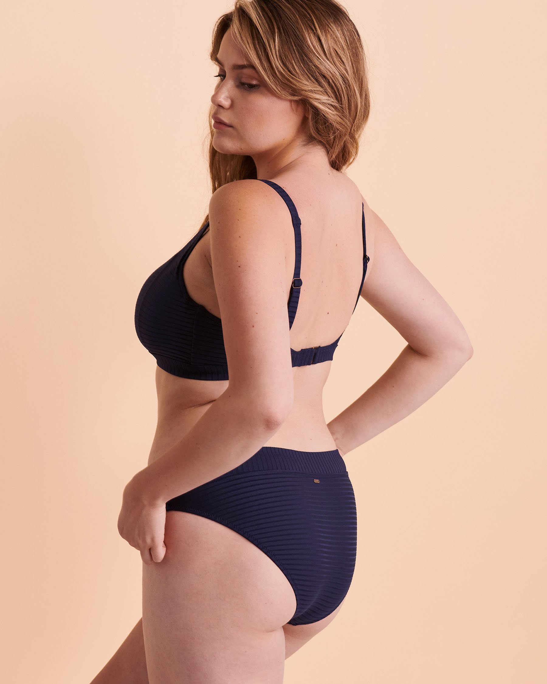 RIP CURL PREMIUM SURF D/DD Cup Bralette Bikini Top Navy GSILV9 - View2