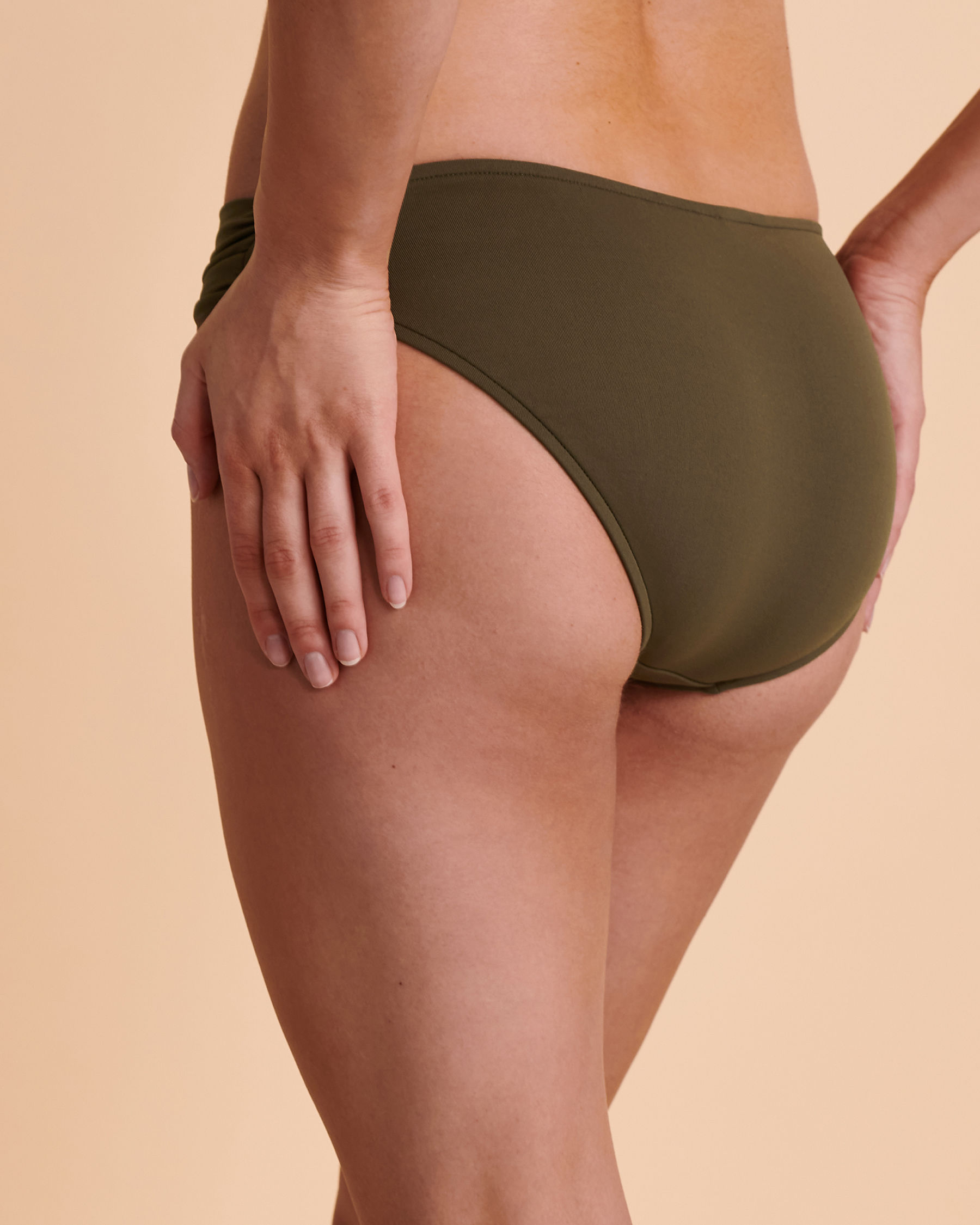 SEAFOLLY Twisted Waistband Bikini Bottom Olive S4320-065 - View2