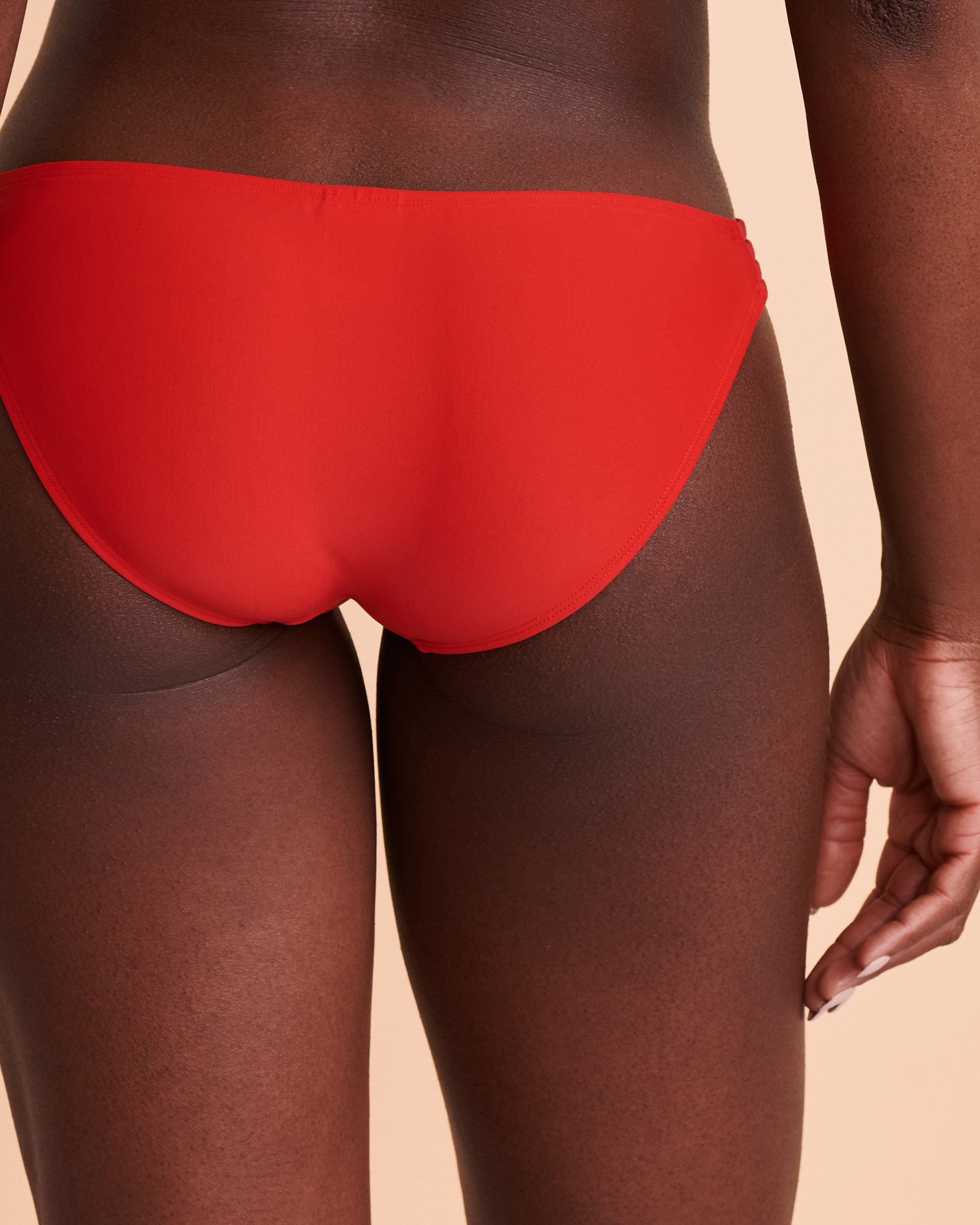 BODY GLOVE SMOOTHIES Flirty Surf Rider Side Bands Bikini Bottom Red 3950641 - View3