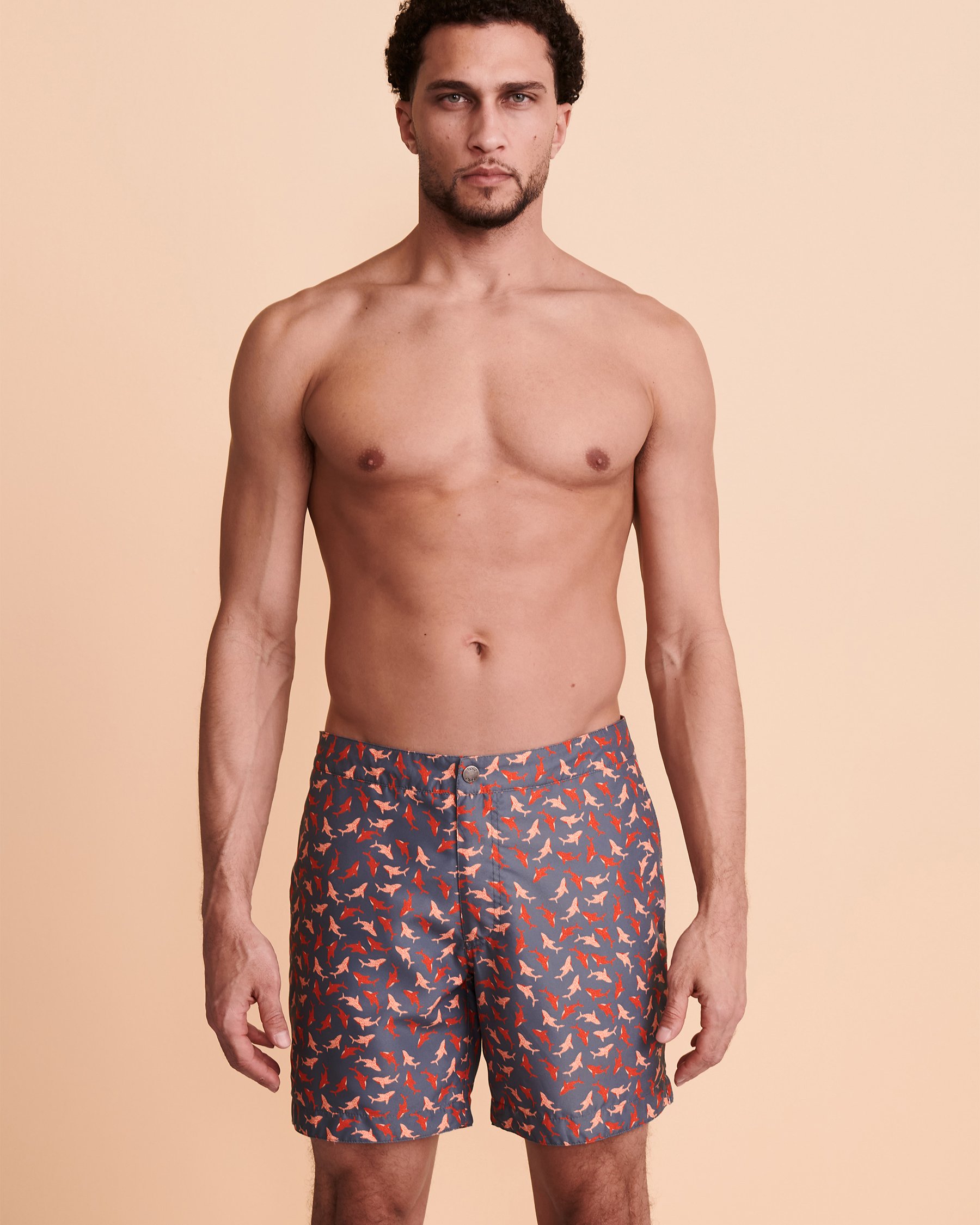 BOTO Maillot short ARUBA Palmiers 314124 - Voir5