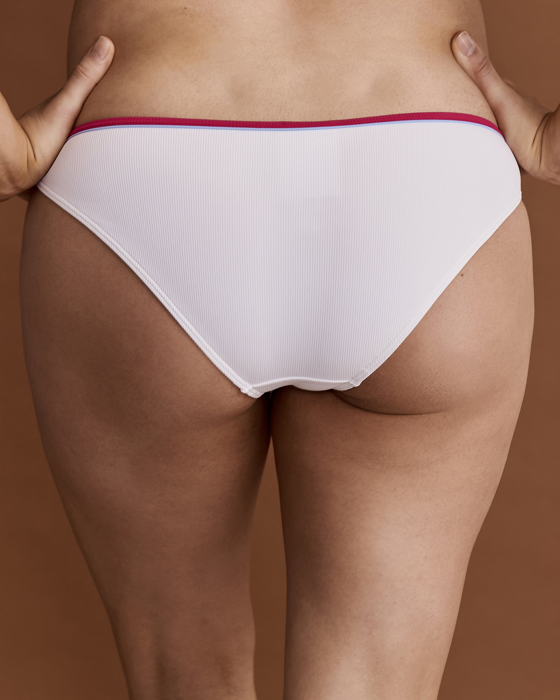 DIESEL ANGELS Low Rise Bikini Bottom White A039570SFAS - View2