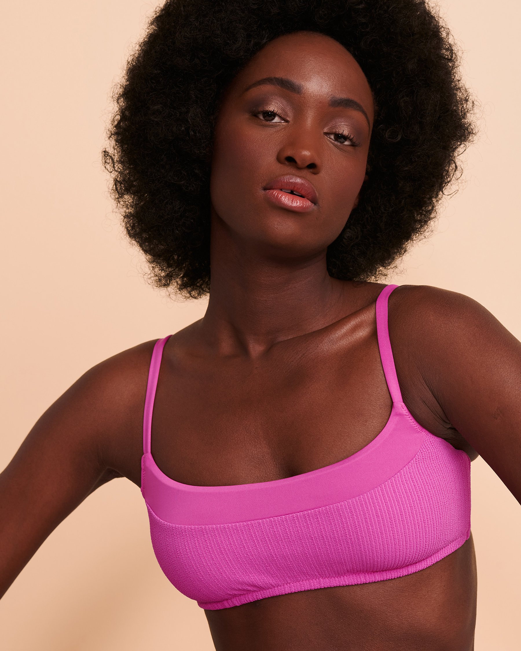 SANCTUARY SANDBAR Bralette Bikini Top Candy pink SASS22114H - View3