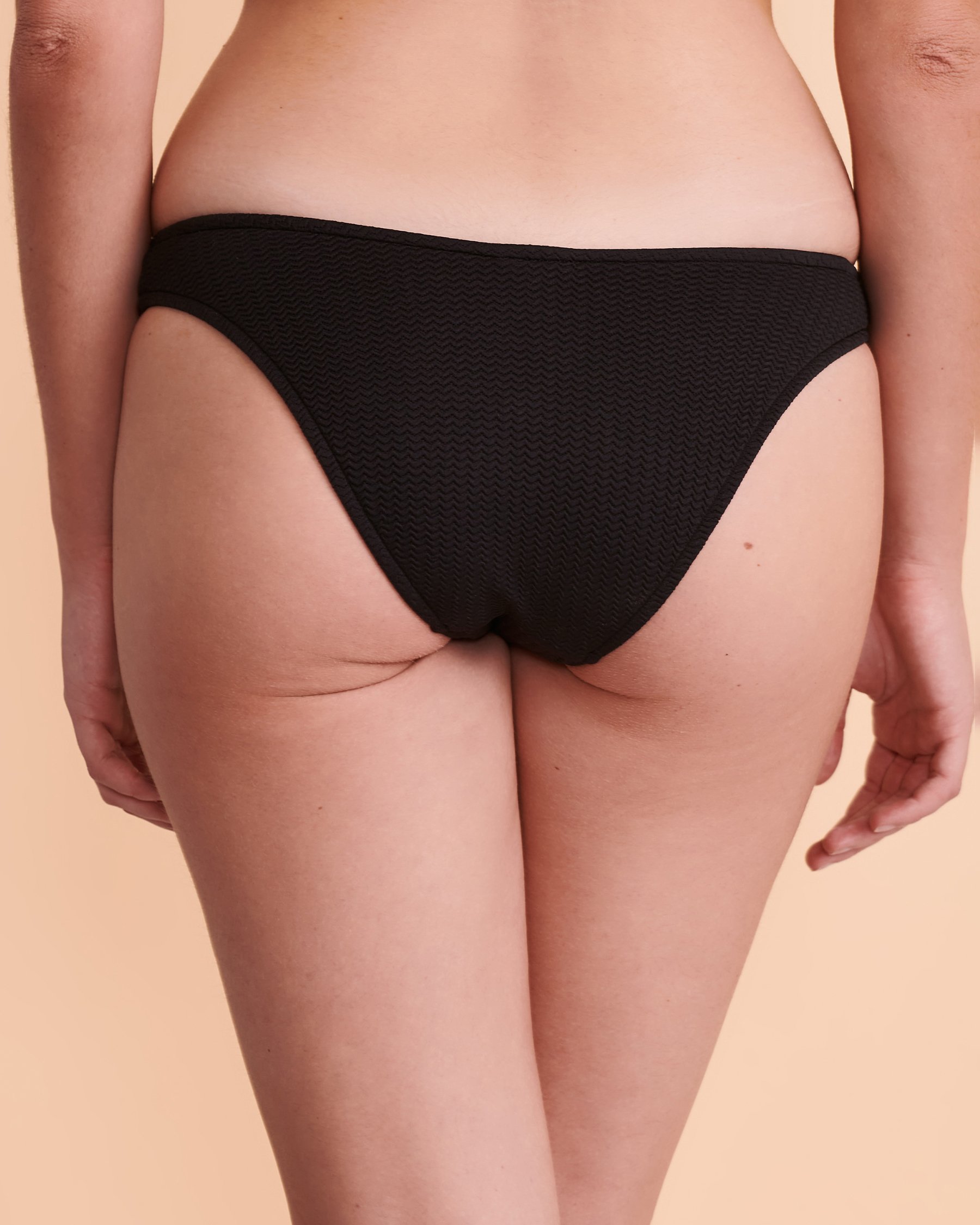 SEAFOLLY Bas de bikini jambe haute SEA DIVE Noir 40305-861 - View2