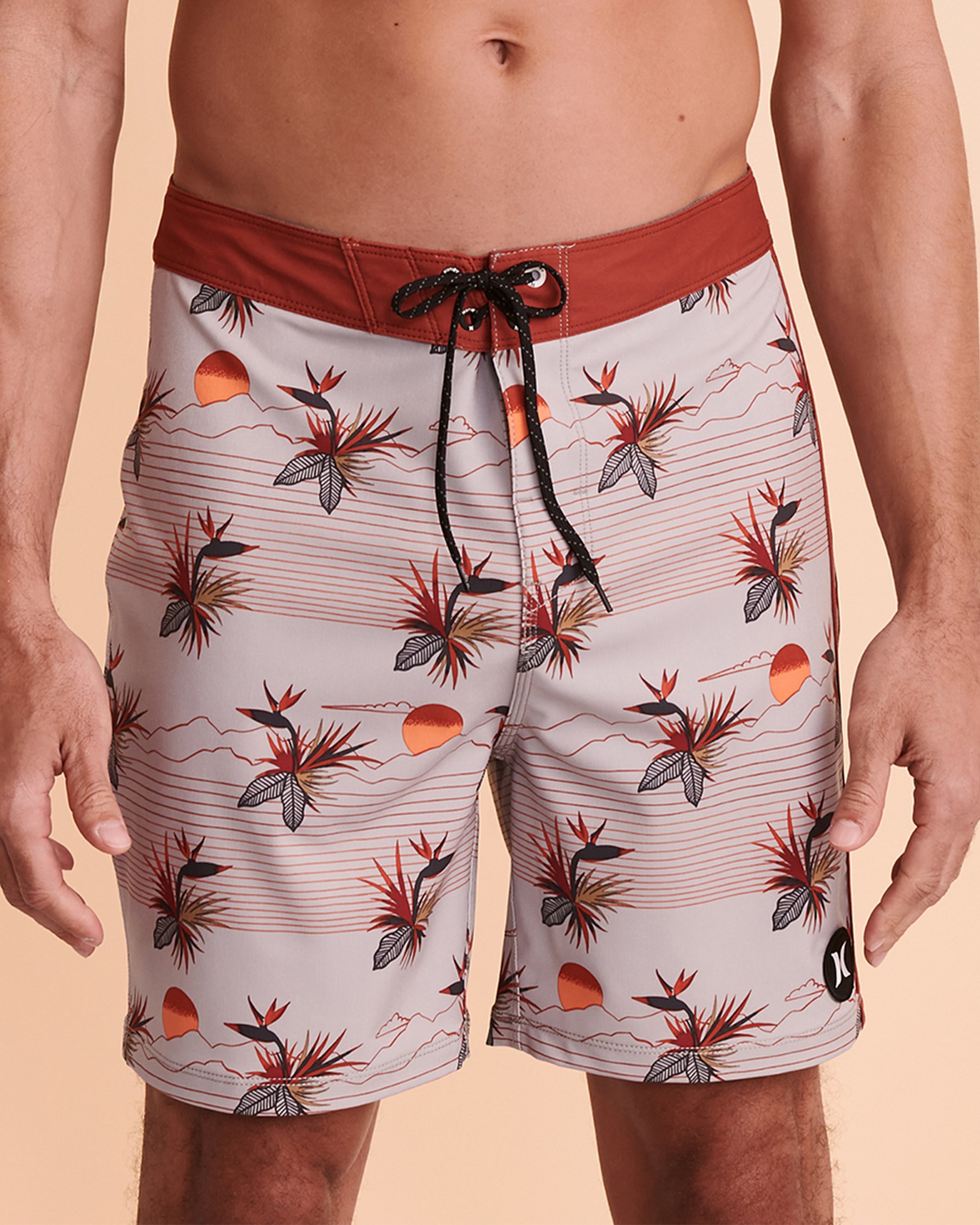 HURLEY Maillot boardshort PHANTOM TAILGATE Coucher de soleil MBS0010510 - View1