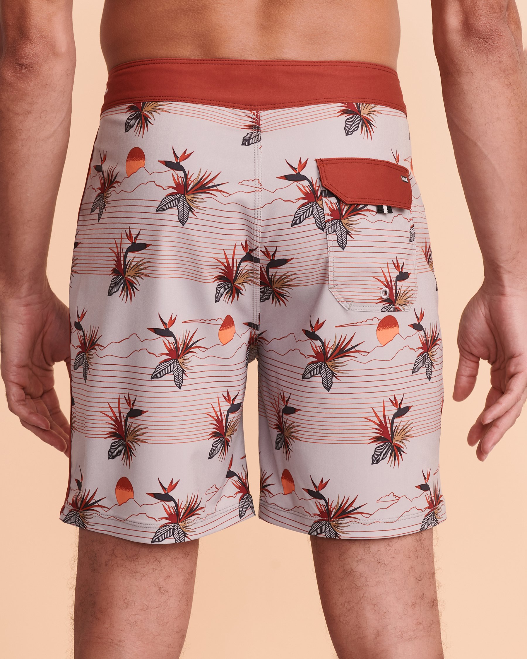 HURLEY Maillot boardshort PHANTOM TAILGATE Coucher de soleil MBS0010510 - View2