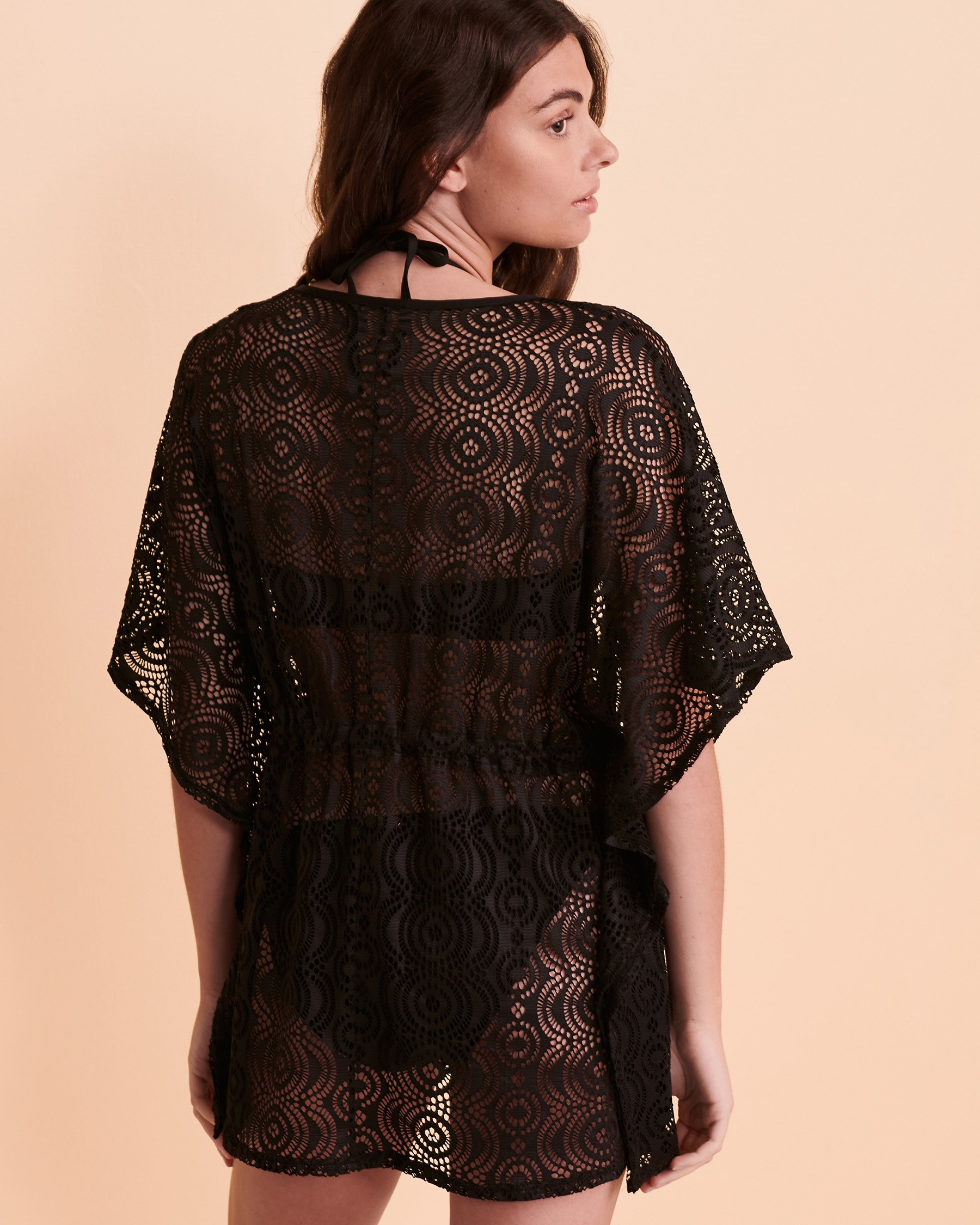 COVER ME Crochet Caftan Black 22057084 - View2