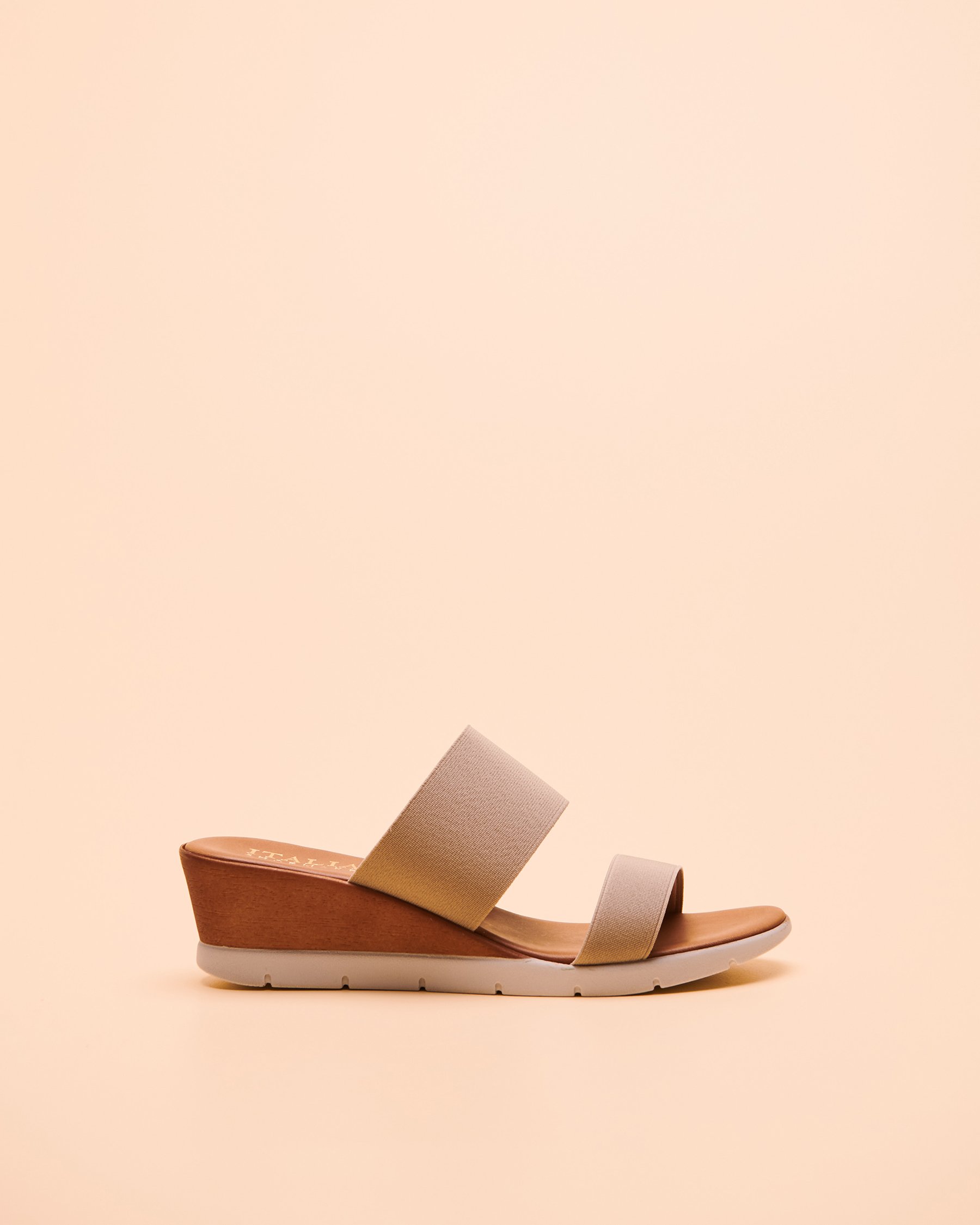ITALIAN SHOEMAKER Wedge Sandal Natural 127D1 - View2