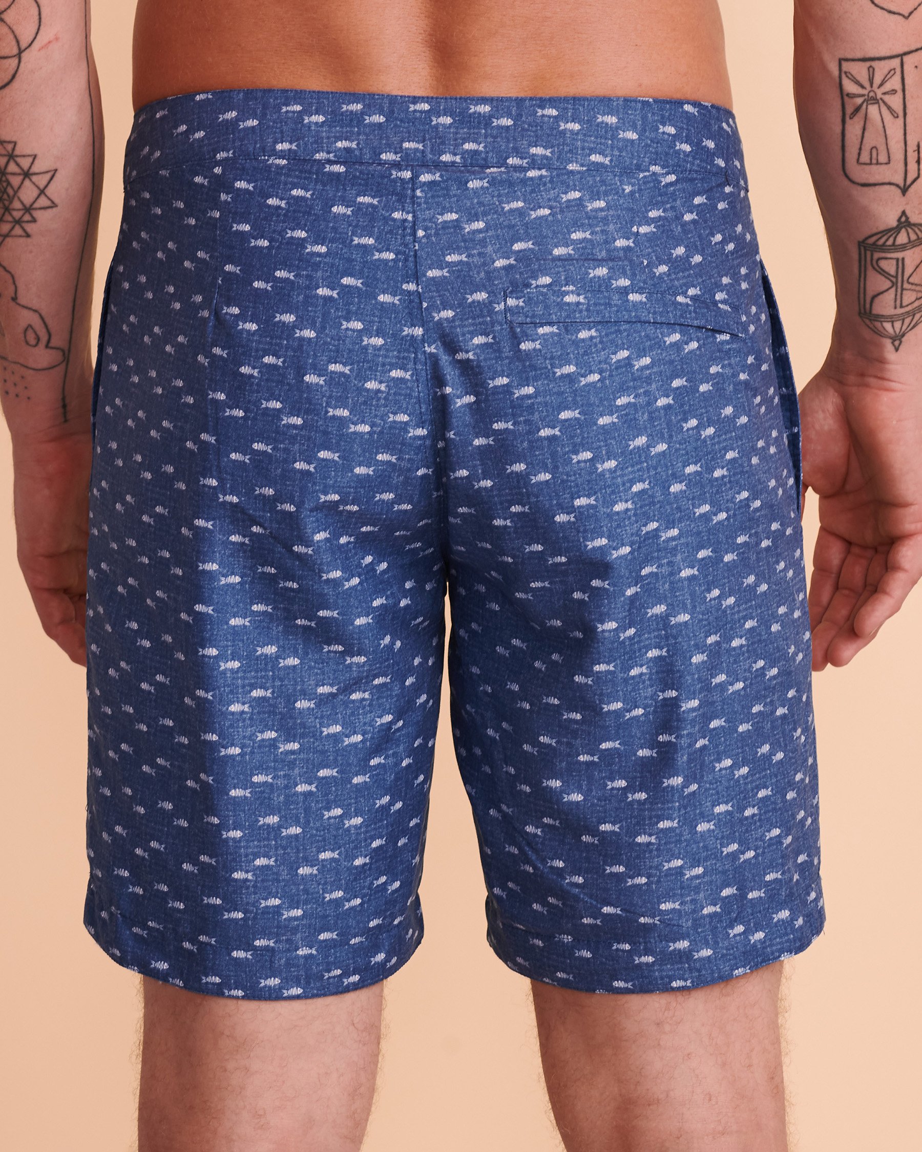 BOTO ARUBA DENIM FISH Swim Trunk Fish 414117 - View3