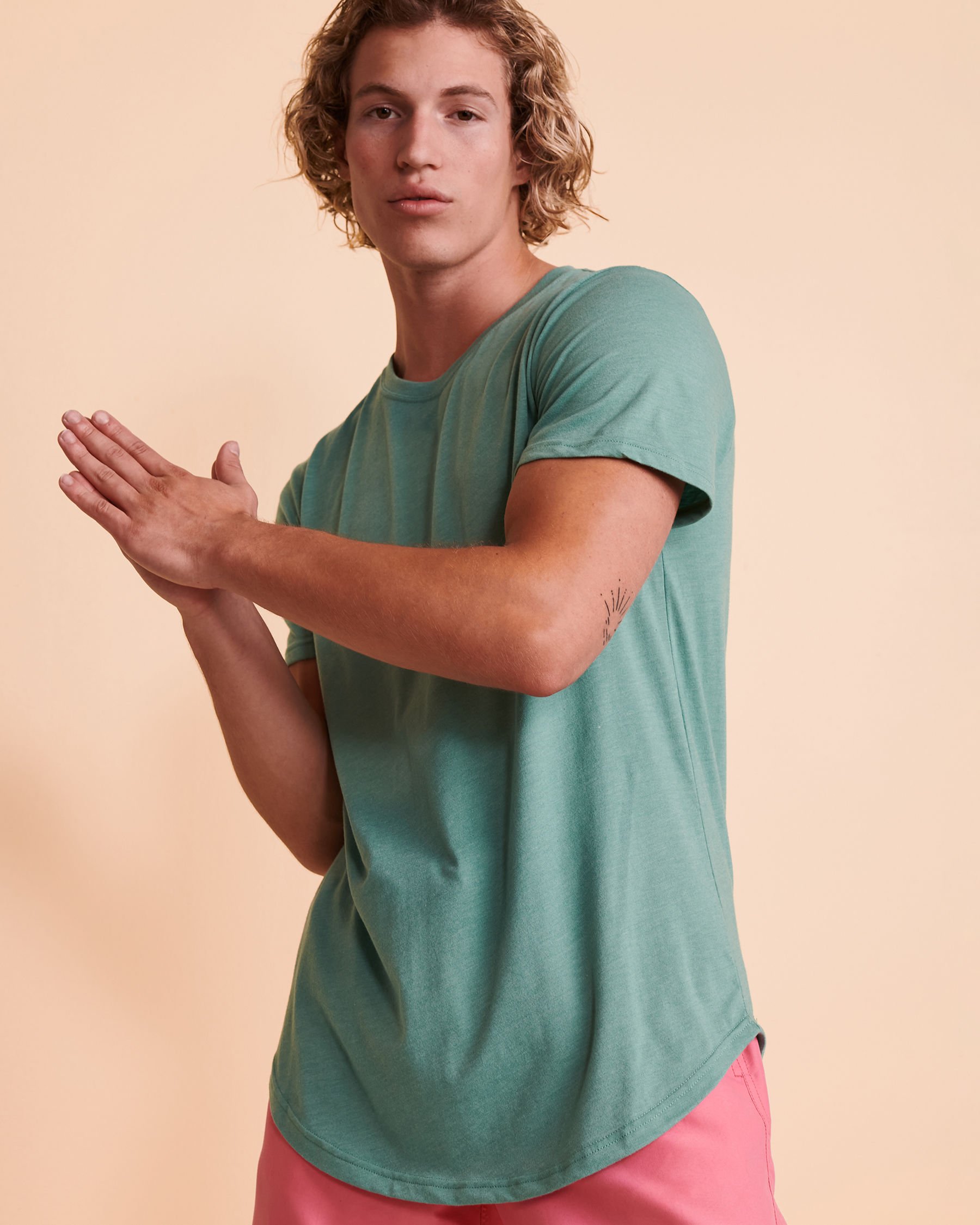 KUWALLA EAZY T-shirt Green KUL-CT1851 - View3