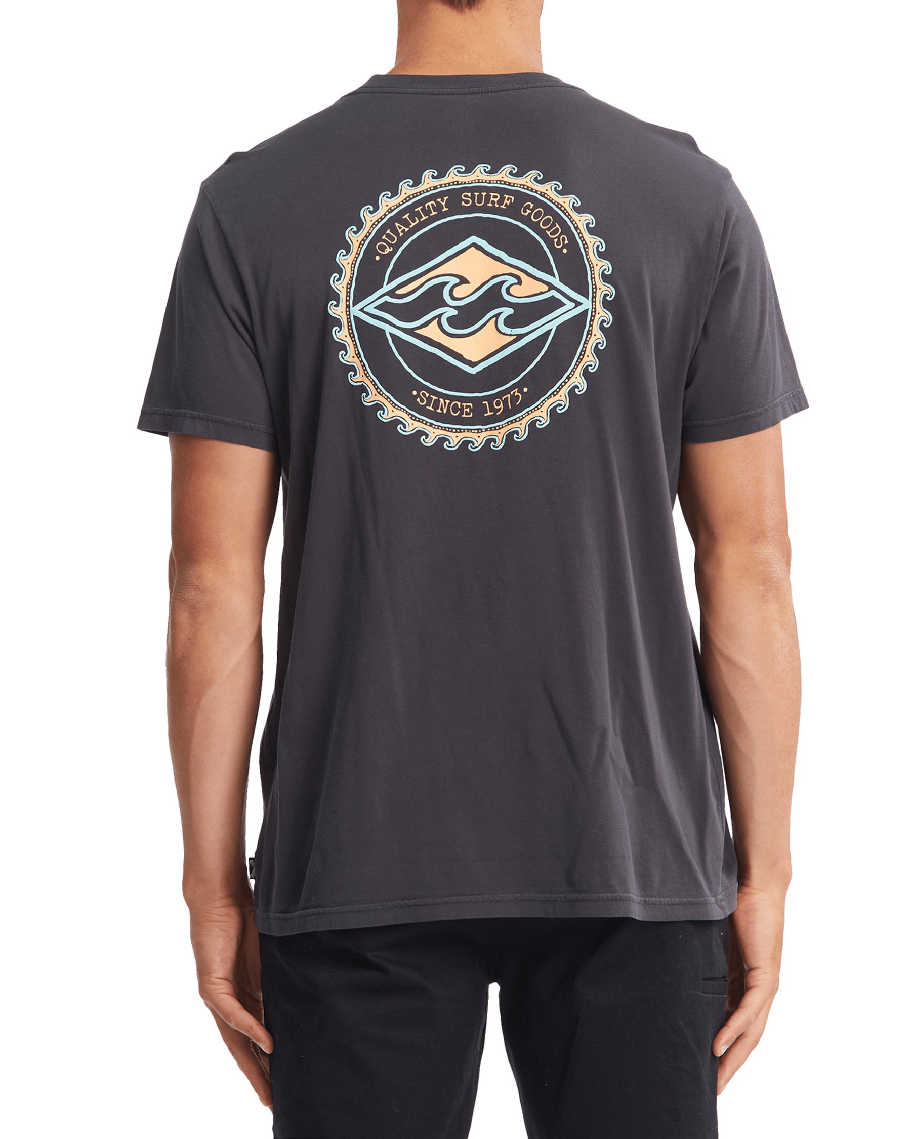 BILLABONG DIAMOND WAVES T-shirt Black ABYZT00812 - View1