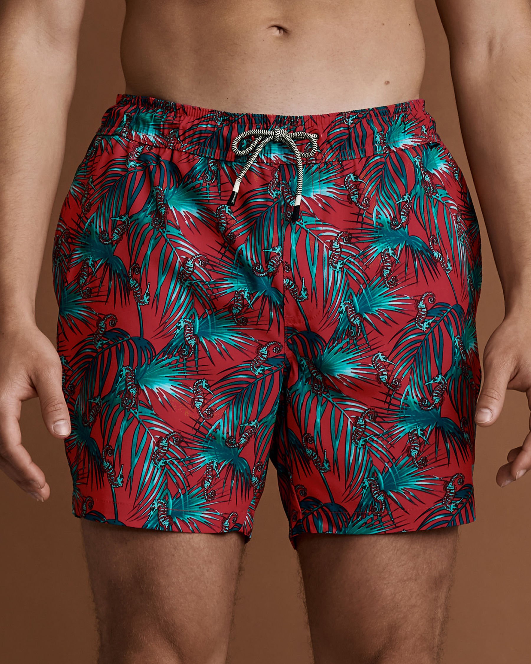 PROJEK RAW-IMPORTATIONS RALLYE DUKE Volley Swimsuit Leafy print PPS21616 - View1