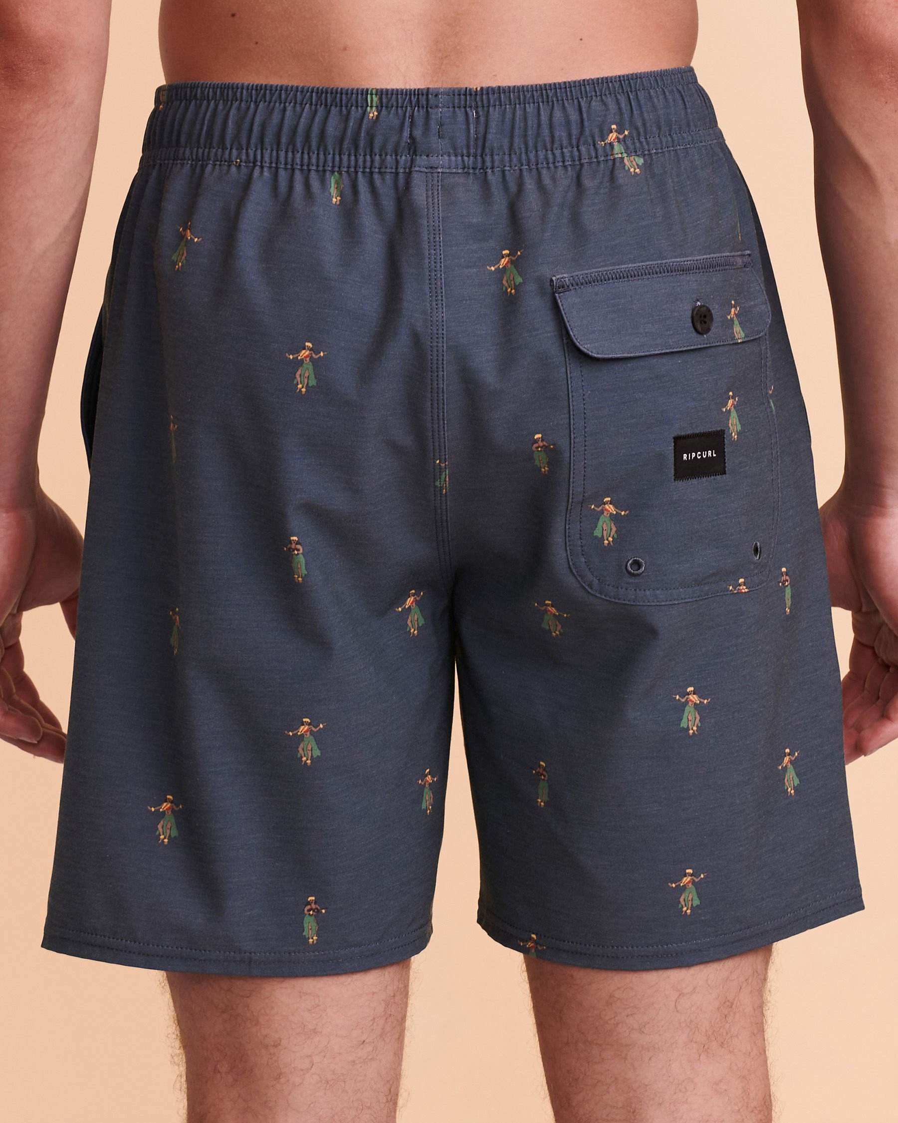 RIP CURL Maillot volley LUAU Imprimé été marine CBOQP9 - Voir3