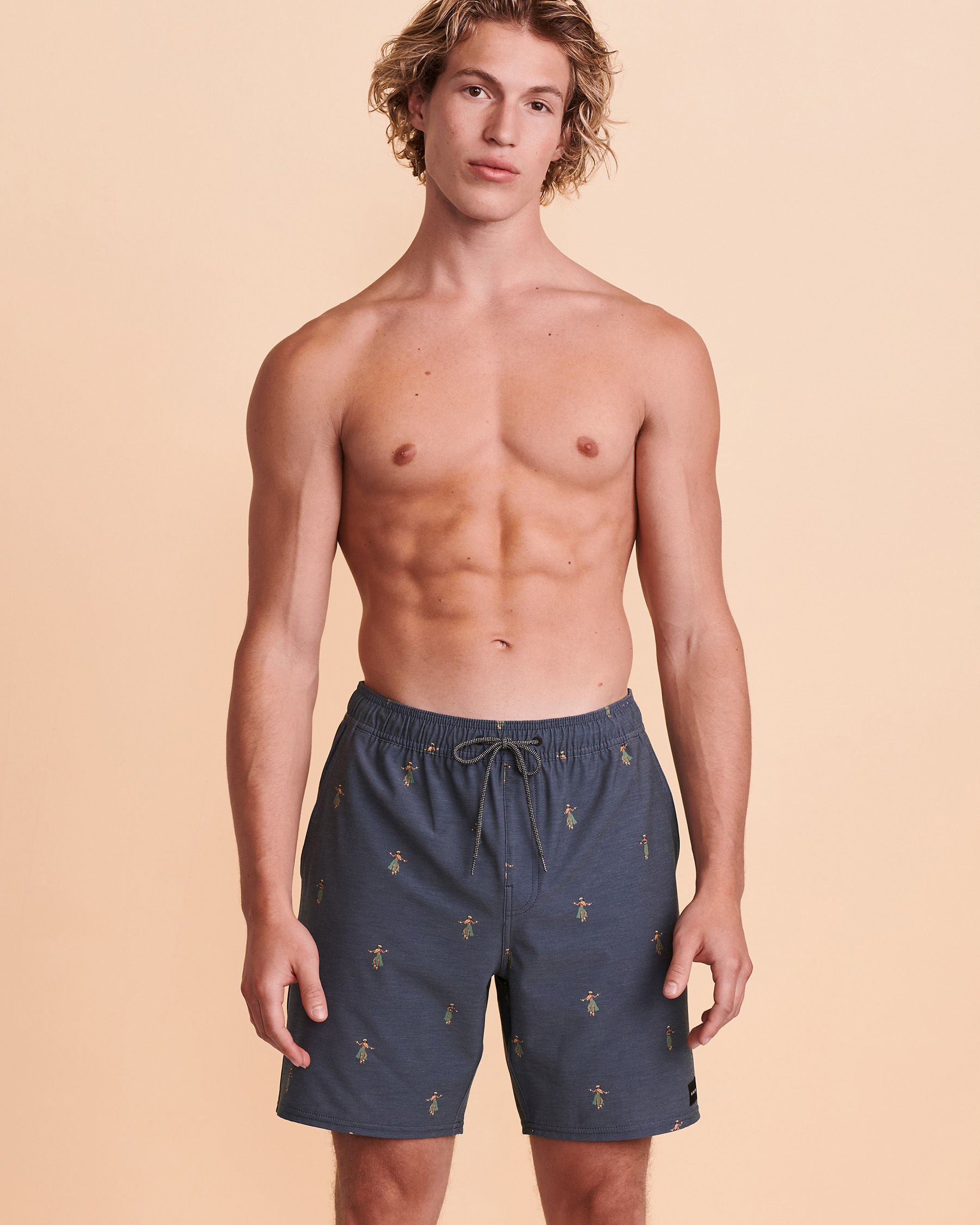 RIP CURL Maillot volley LUAU Imprimé été marine CBOQP9 - Voir5