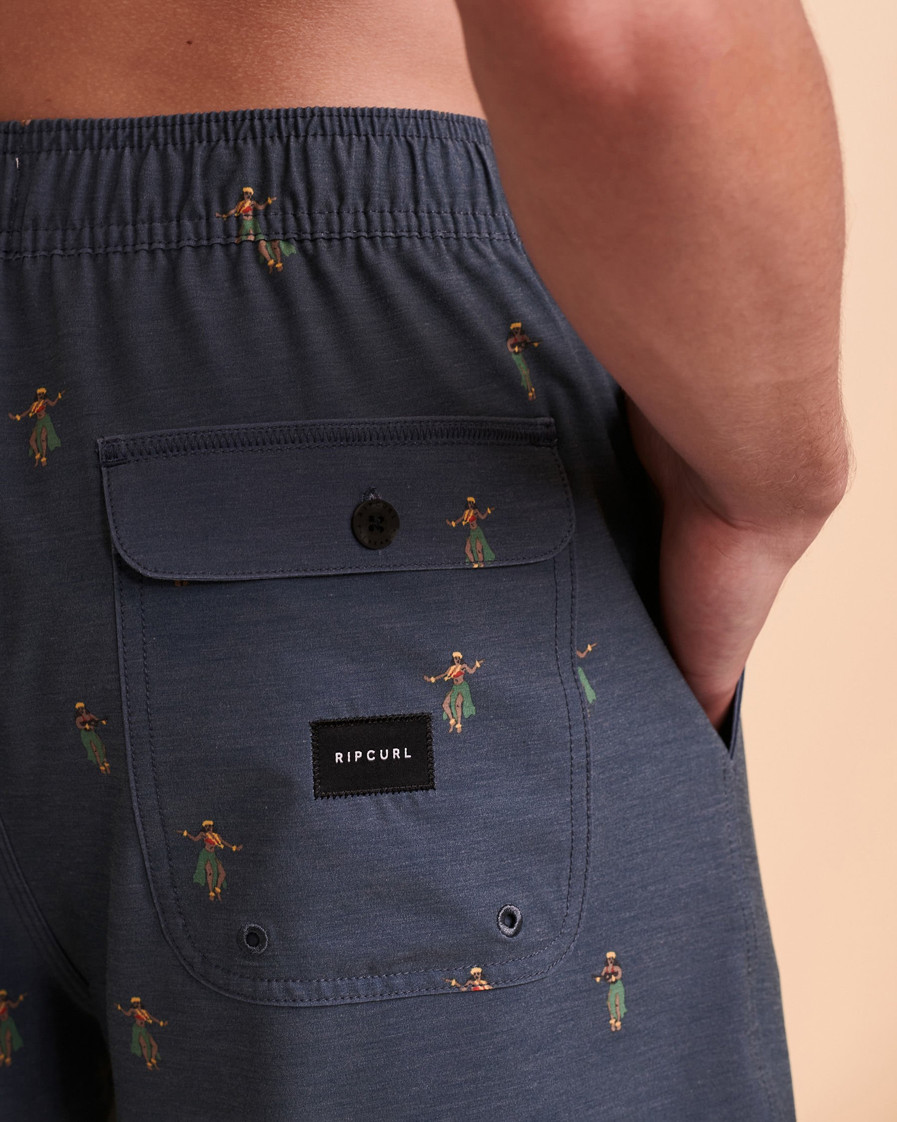 RIP CURL Maillot volley LUAU Imprimé été marine CBOQP9 - View2