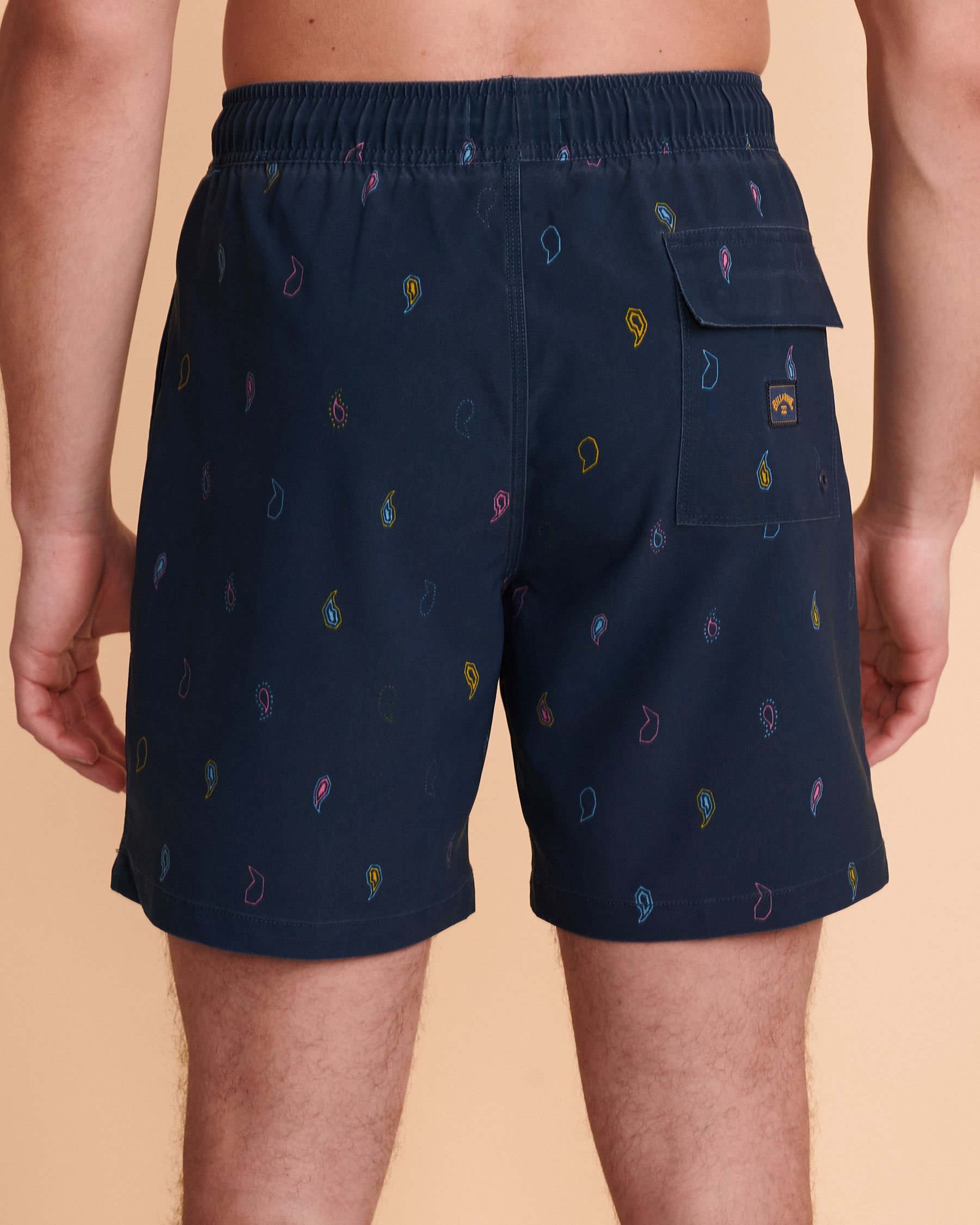 BILLABONG Maillot volley SUNDAYS LAYBACK Imprimé bleu ABYBS00123 - View3