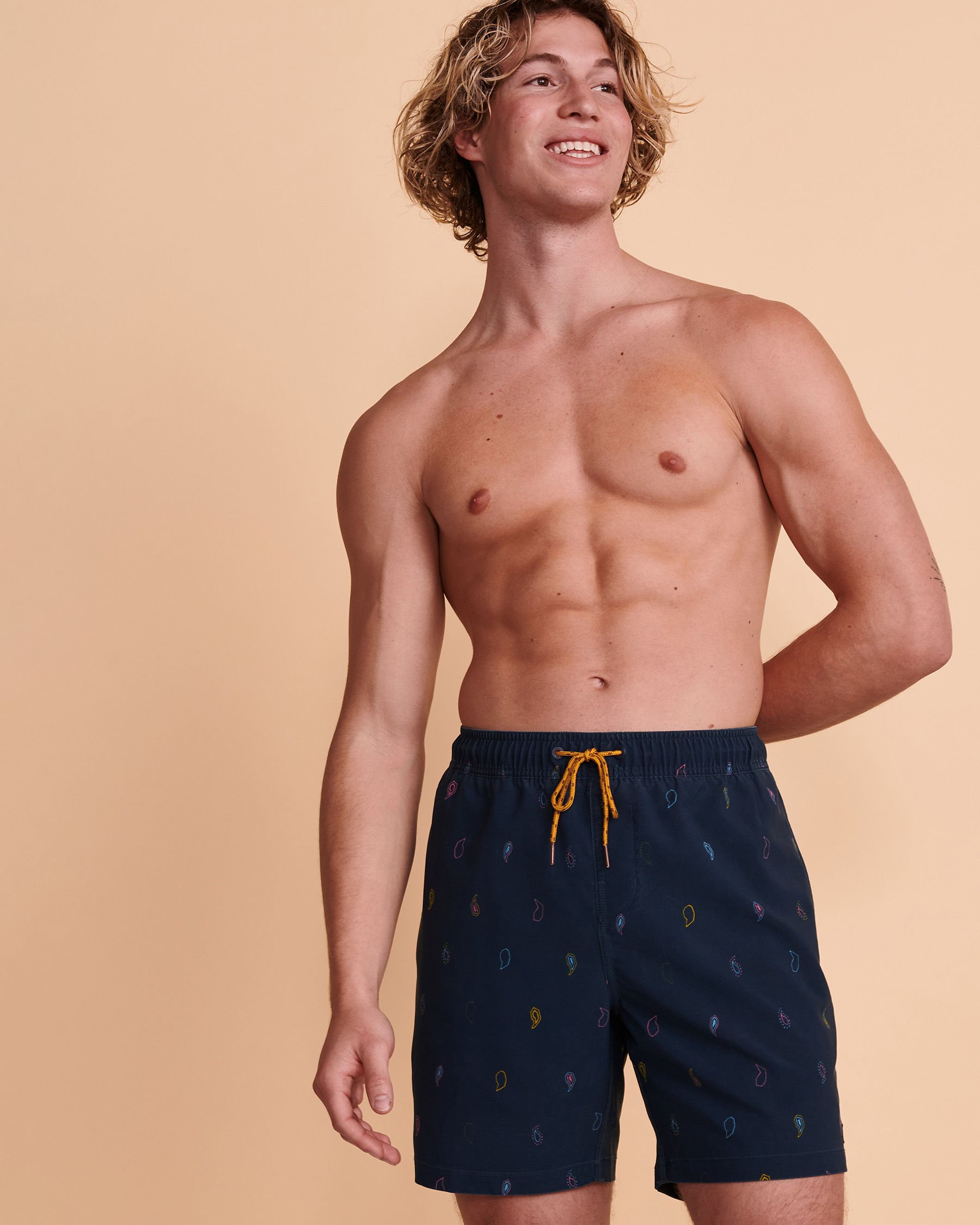 BILLABONG Maillot volley SUNDAYS LAYBACK Imprimé bleu ABYBS00123 - View4