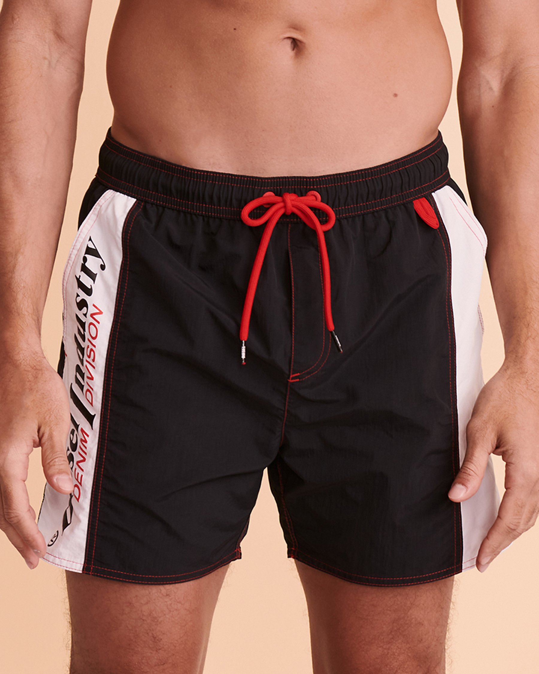 DIESEL Maillot volley CAYBAY Noir 00SXLH0PCAI - Voir1