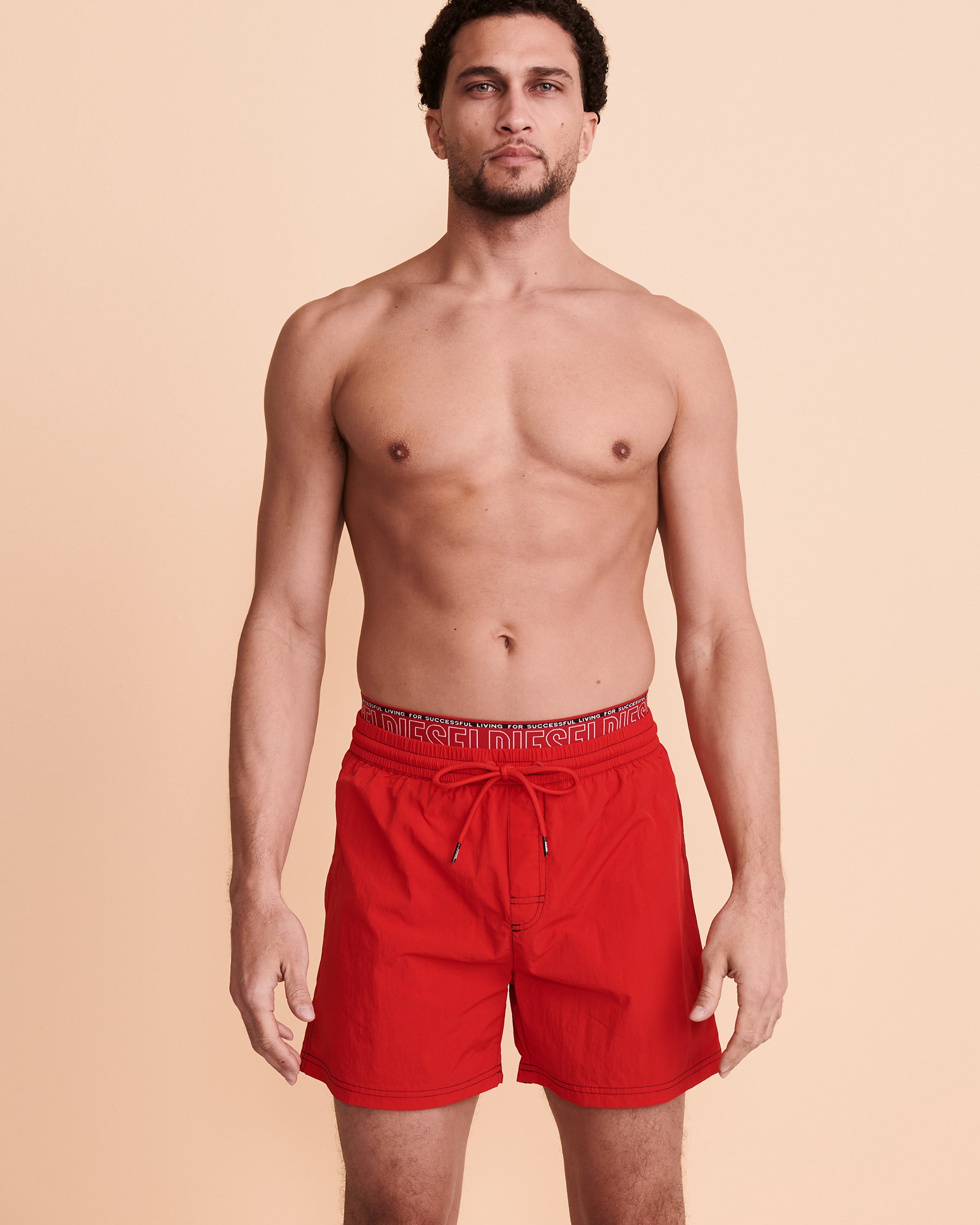 DIESEL Maillot volley DOLPHIN Rouge 00CMFV0JEAV - View4